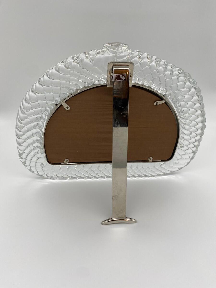 Rahmen aus mundgeblasenem Muranoglas von Barovier & Toso im Zustand „Gut“ im Angebot in Brussels, BE