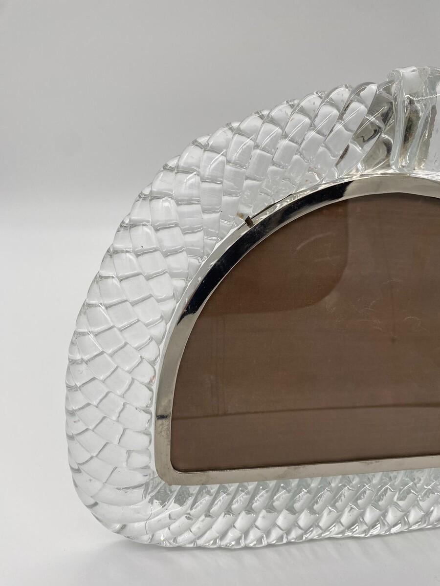Rahmen aus mundgeblasenem Muranoglas von Barovier & Toso im Angebot 3