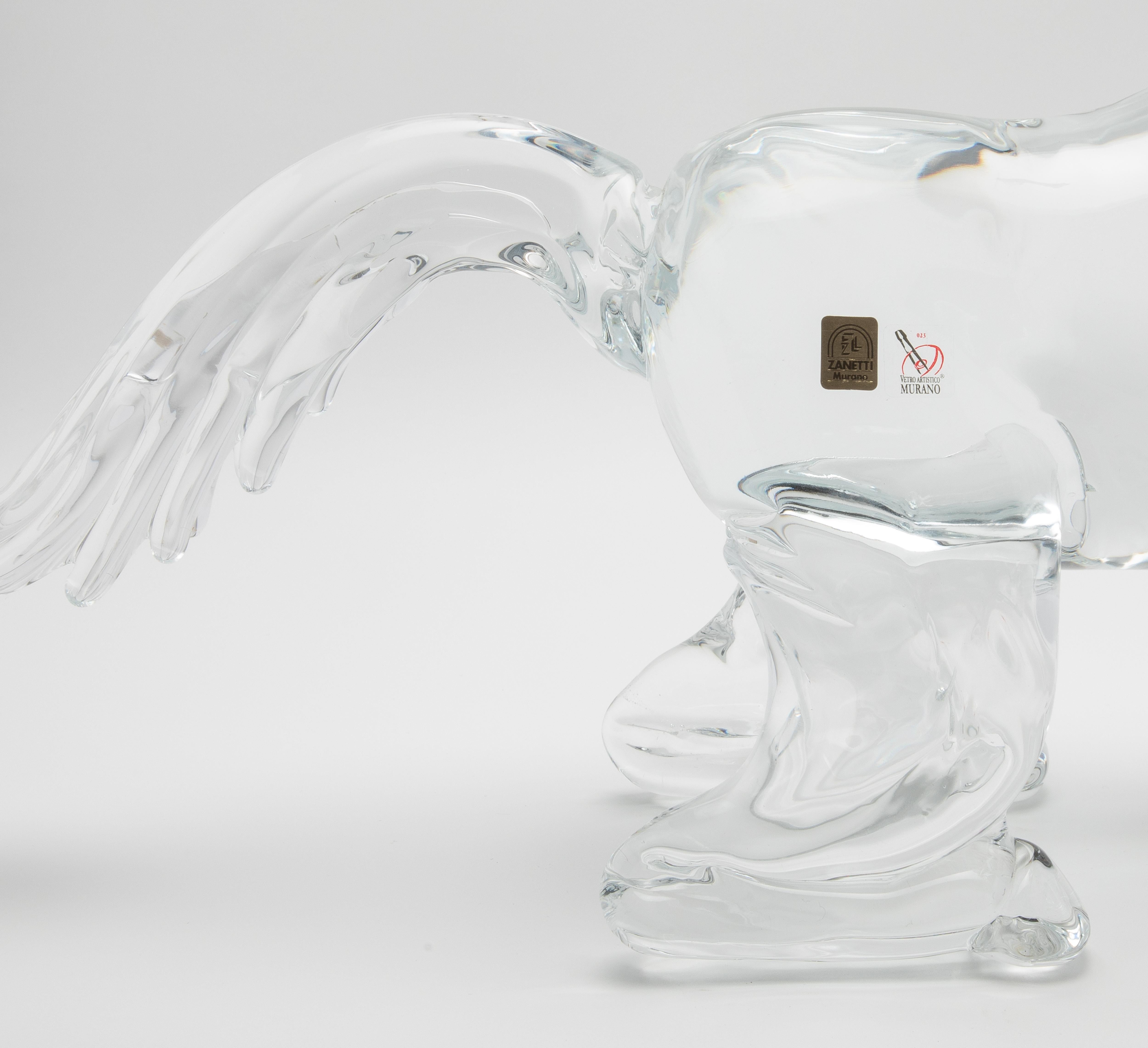 Hand Blown Murano Horse Sculpture For Sale 2