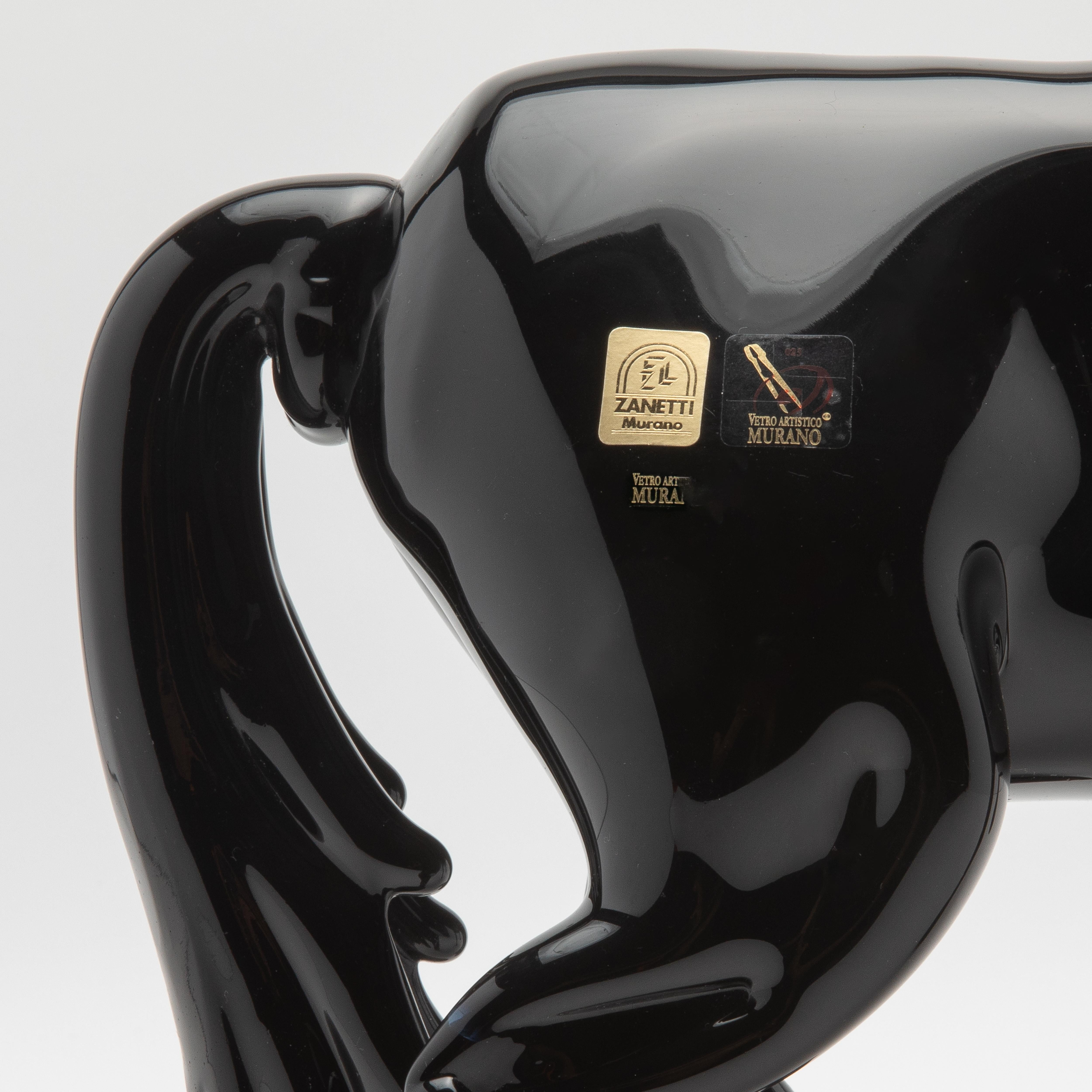 Hand Blown Murano Horse Sculpture For Sale 2