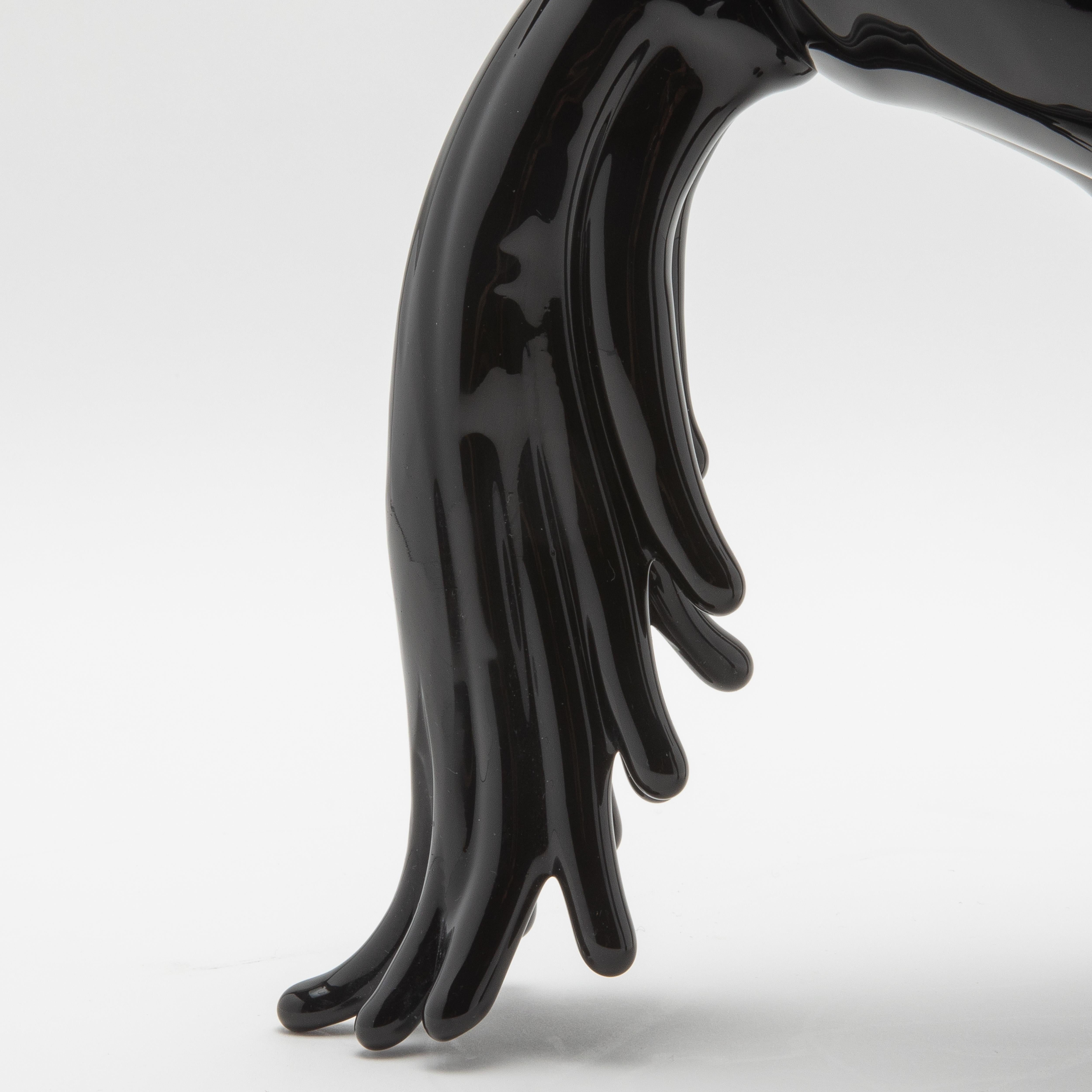 Hand Blown Murano Horse Sculpture For Sale 2