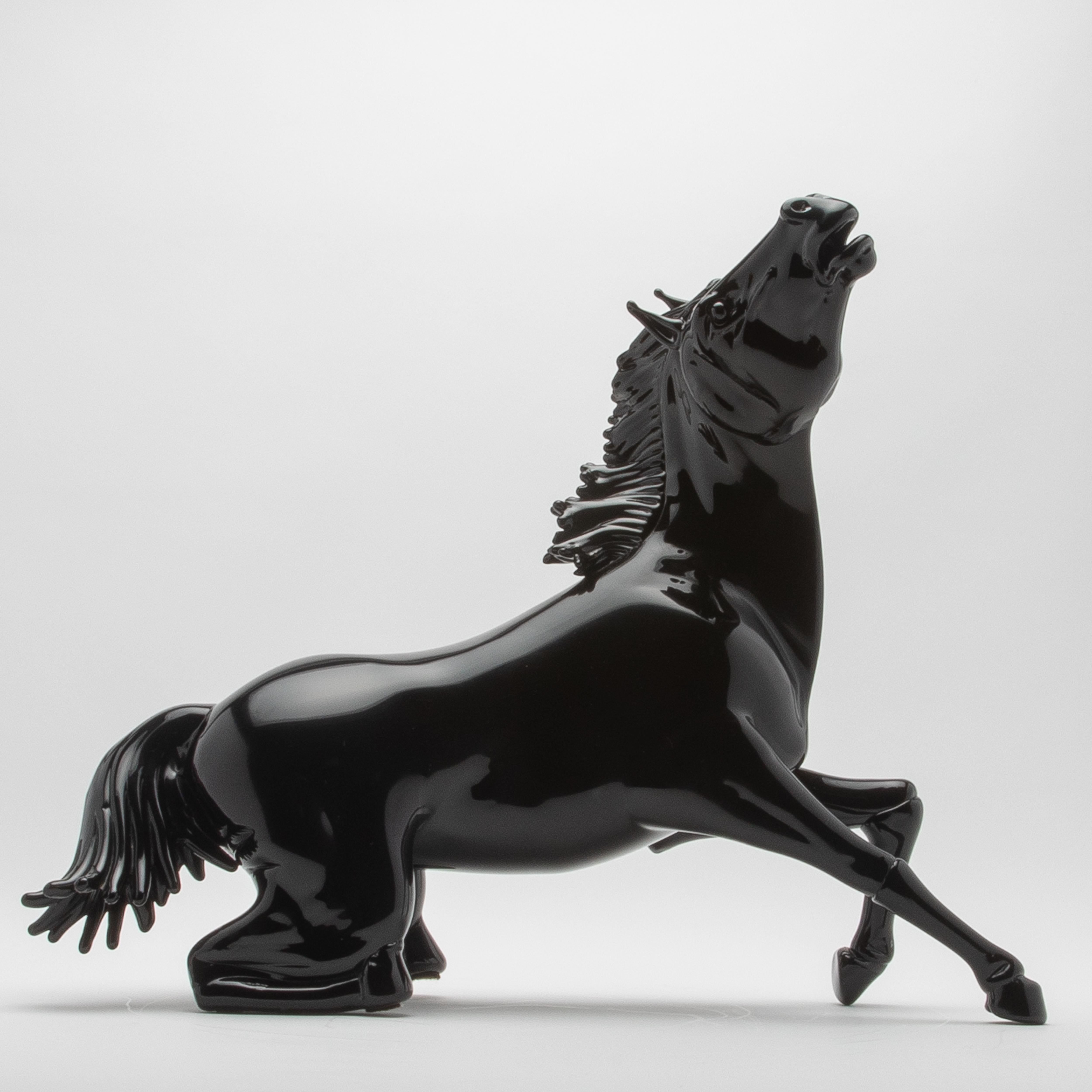 Hand Blown Murano Horse Sculpture For Sale 3
