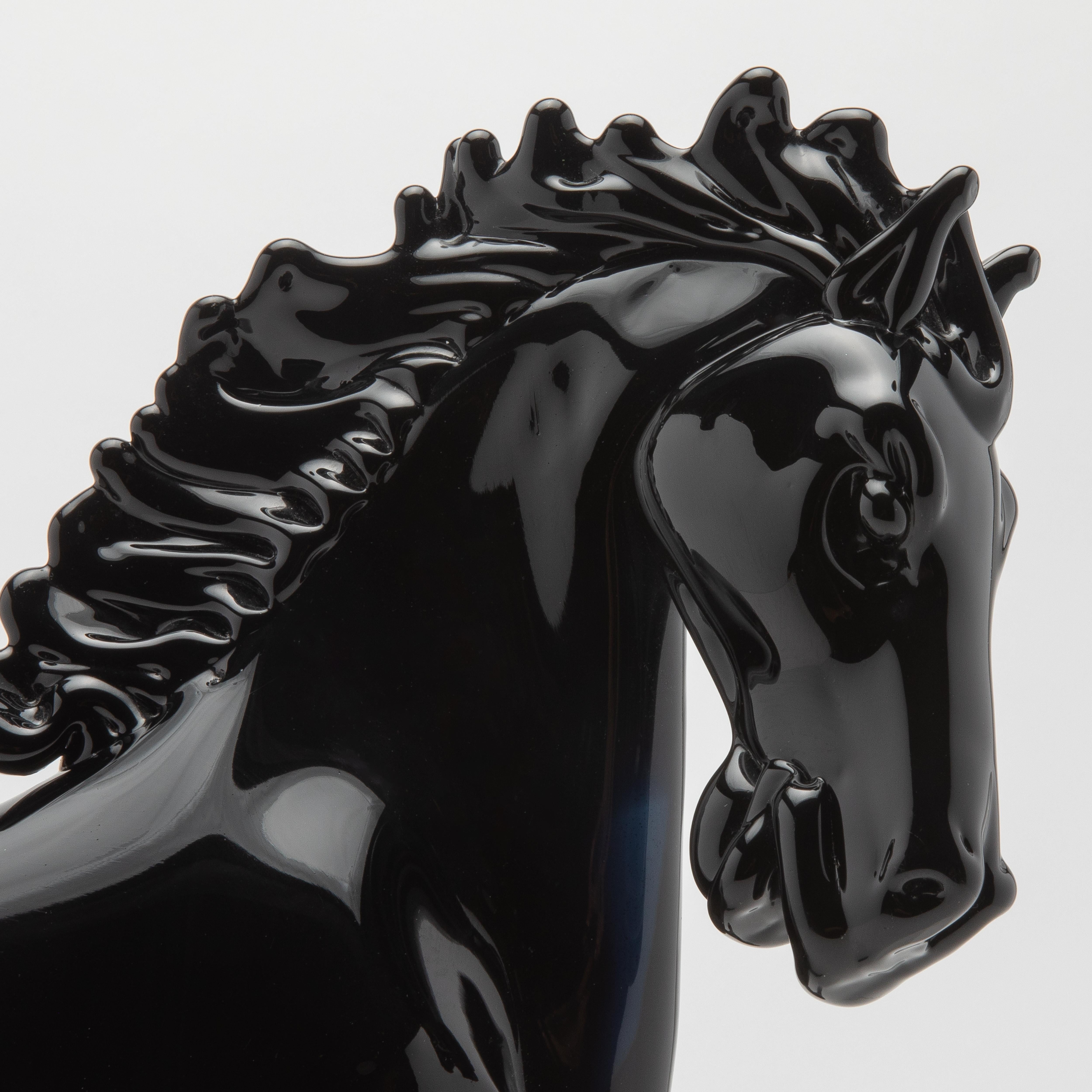 Hand Blown Murano Horse Sculpture For Sale 5