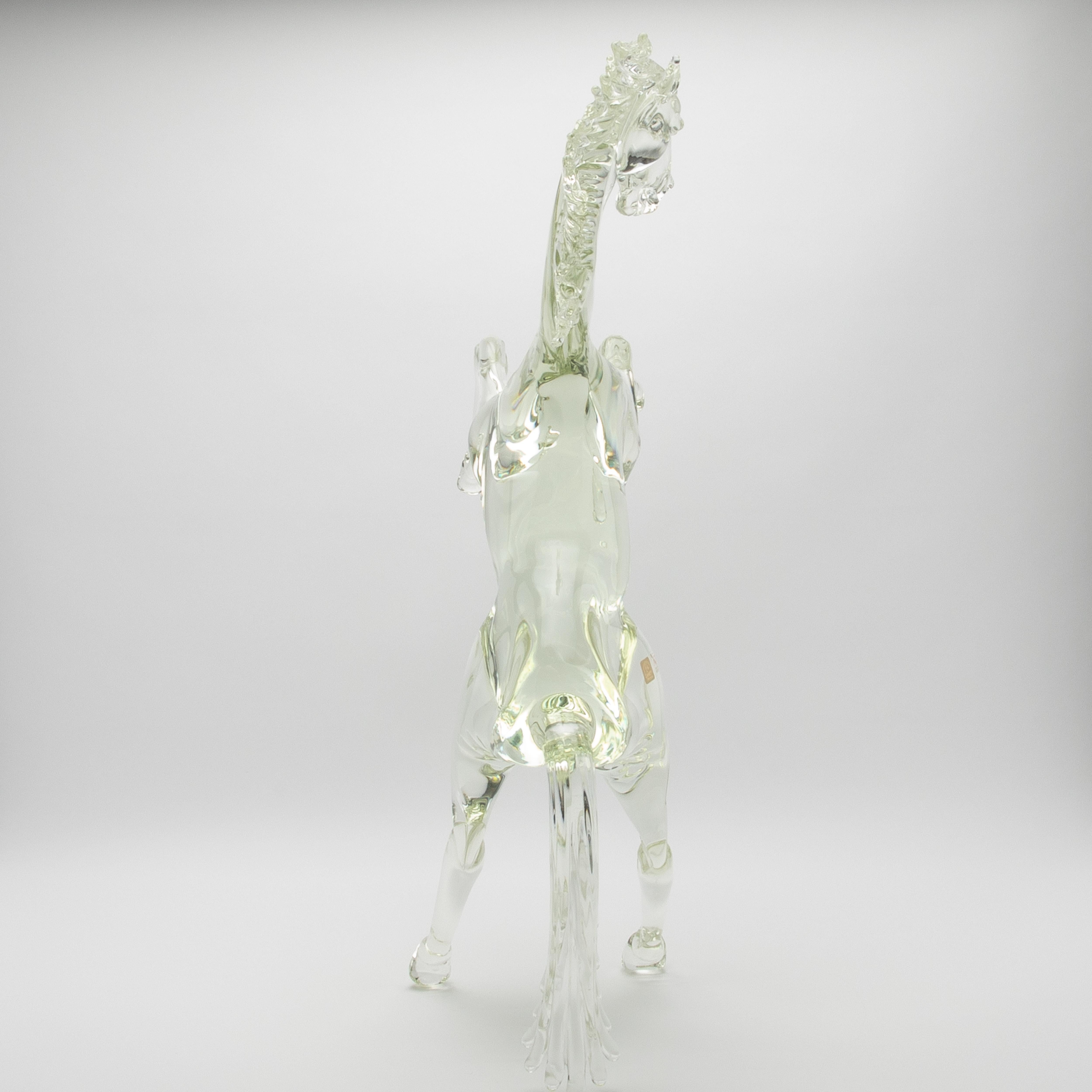 Hand Blown Murano Horse Sculpture In New Condition For Sale In West Hollywood, CA