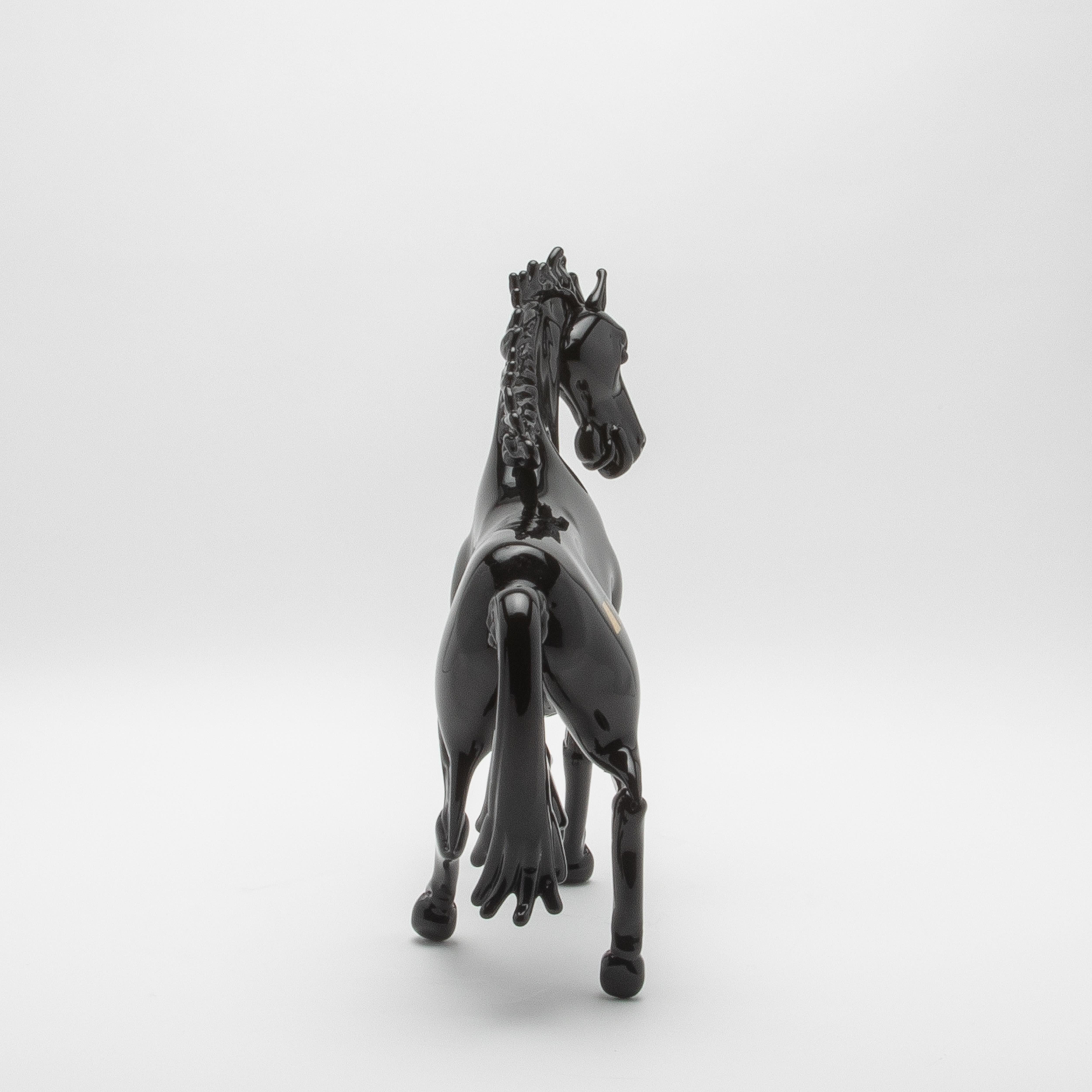 Contemporary Hand Blown Murano Horse Sculpture For Sale