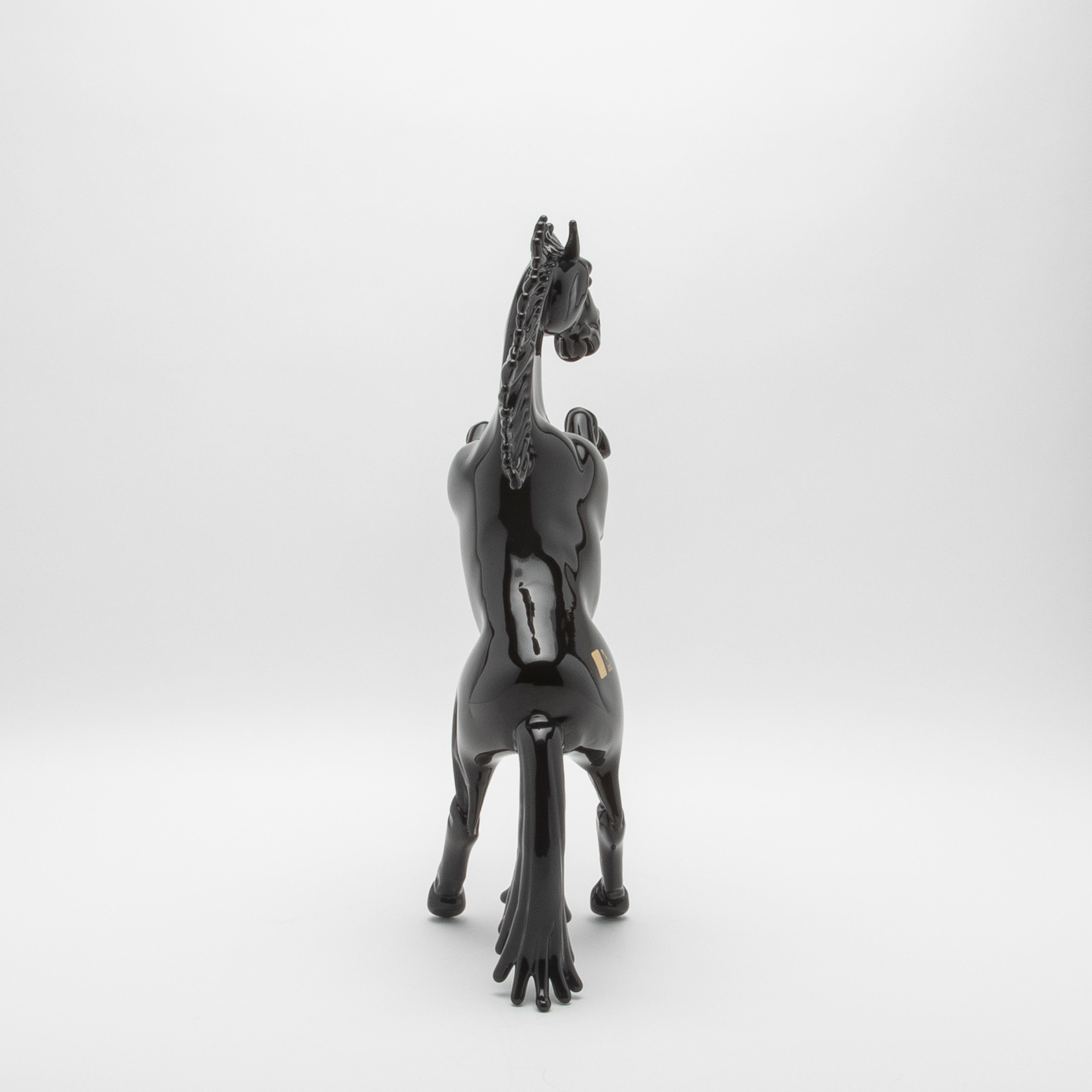 Contemporary Hand Blown Murano Horse Sculpture For Sale