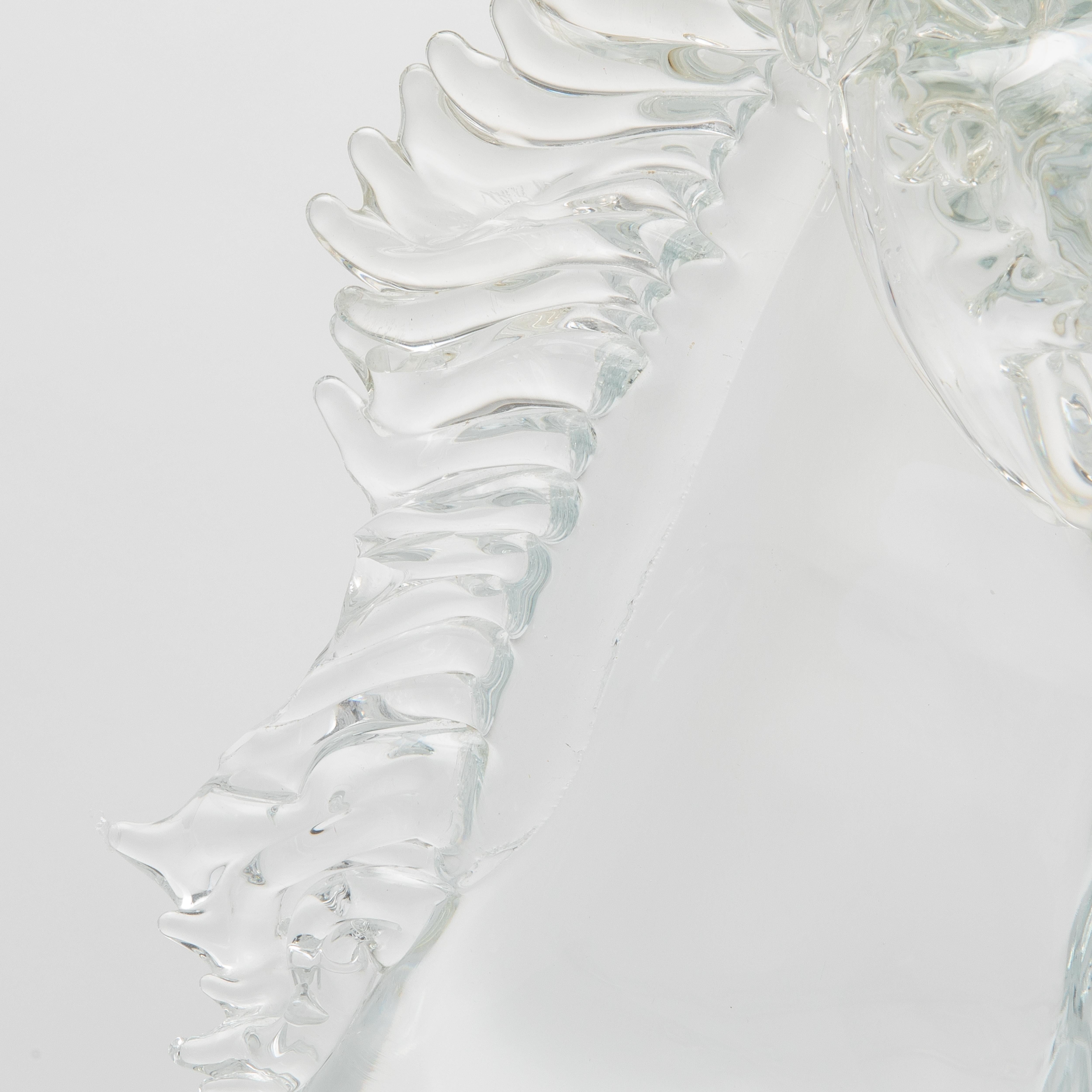 Hand Blown Murano Horse Sculpture For Sale 1