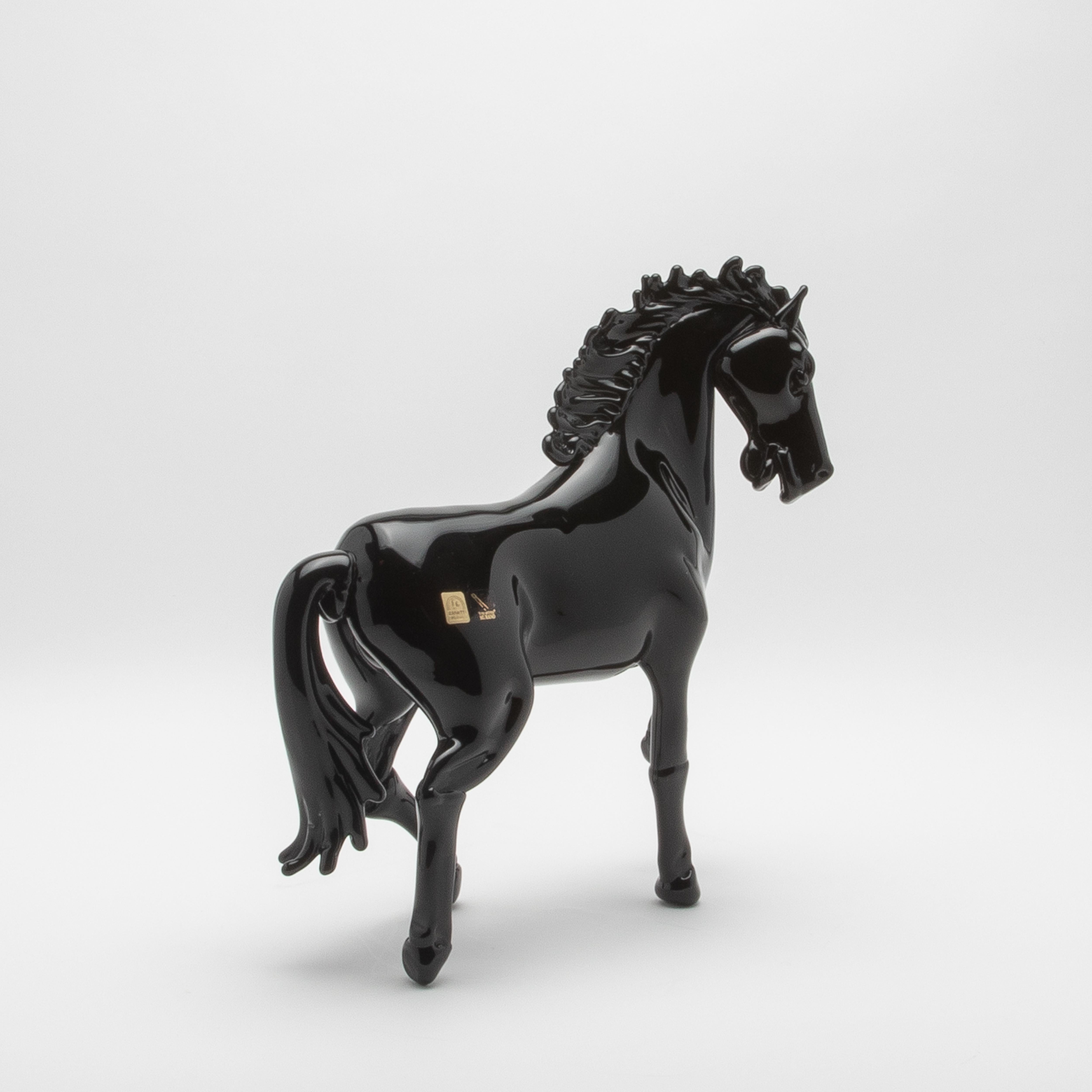 Hand Blown Murano Horse Sculpture For Sale 1