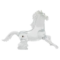 Hand Blown Murano Horse Sculpture