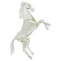 Hand Blown Murano Horse Sculpture
