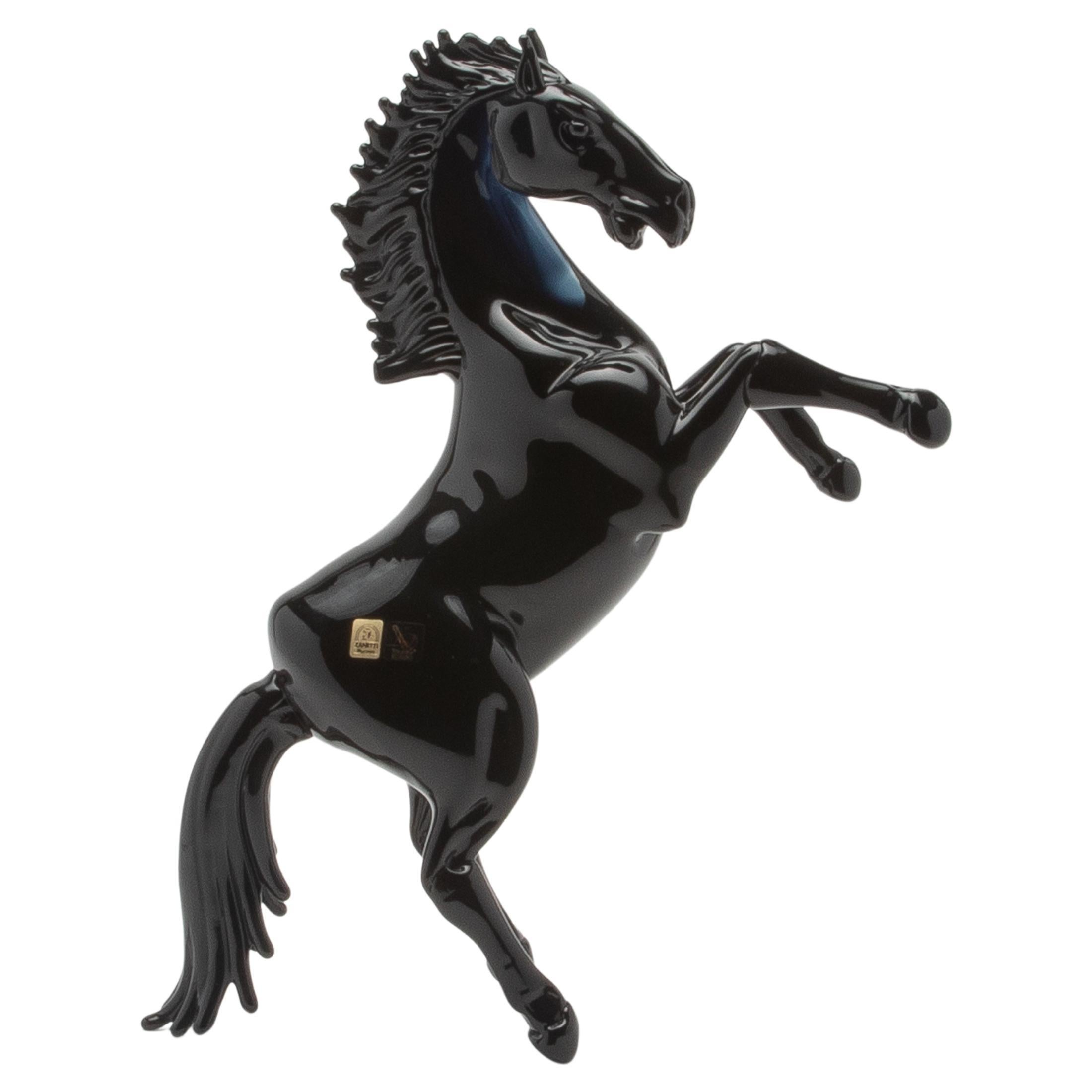 Hand Blown Murano Horse Sculpture