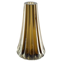 Hand Blown Murano Massiccio Vase in Copper