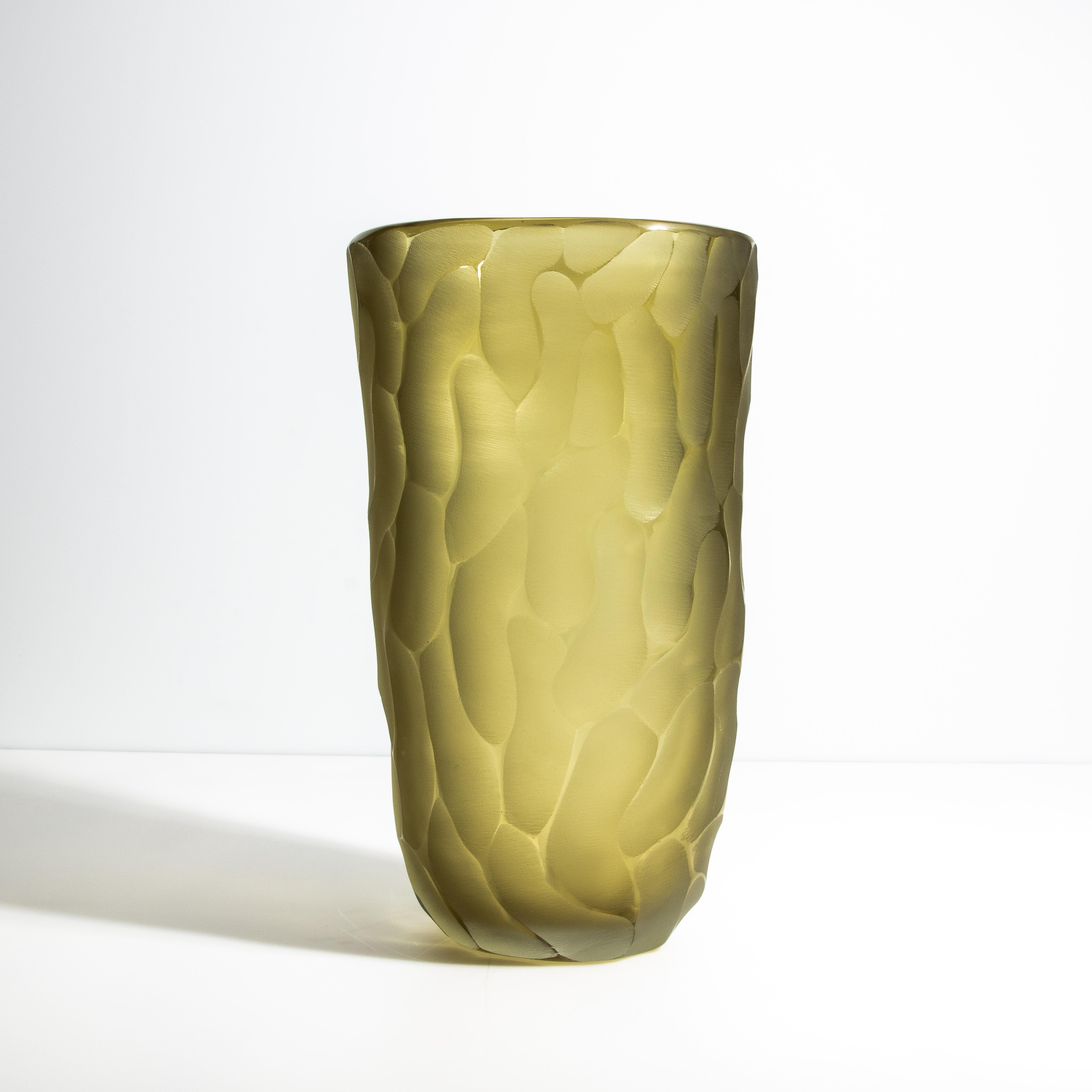 Vaso a luna di Murano soffiato a mano in Oliver grande In condizioni Nuovo in vendita a West Hollywood, CA