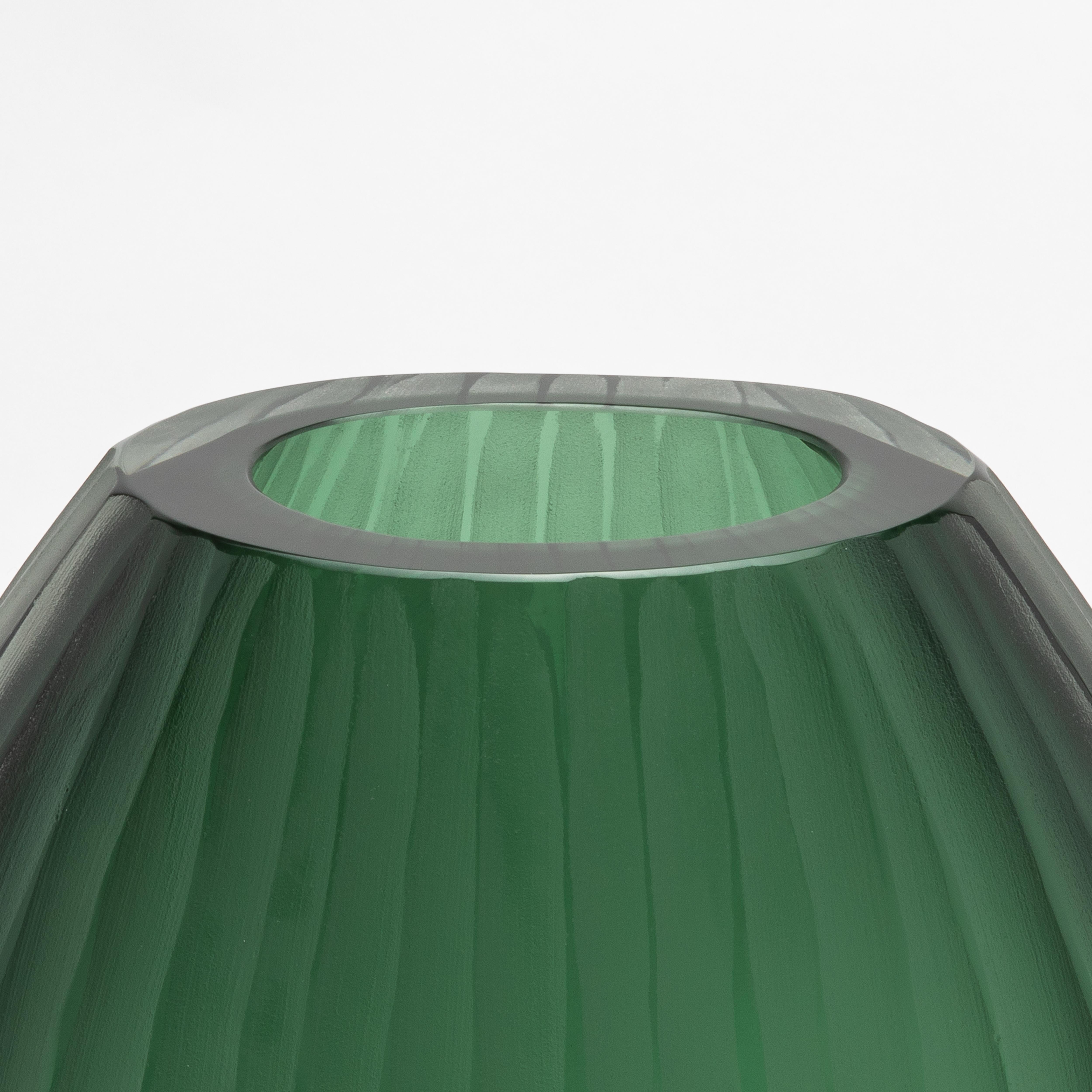 Vaso Supreme di Murano soffiato a mano in Greene & Greene Grande in vendita 1