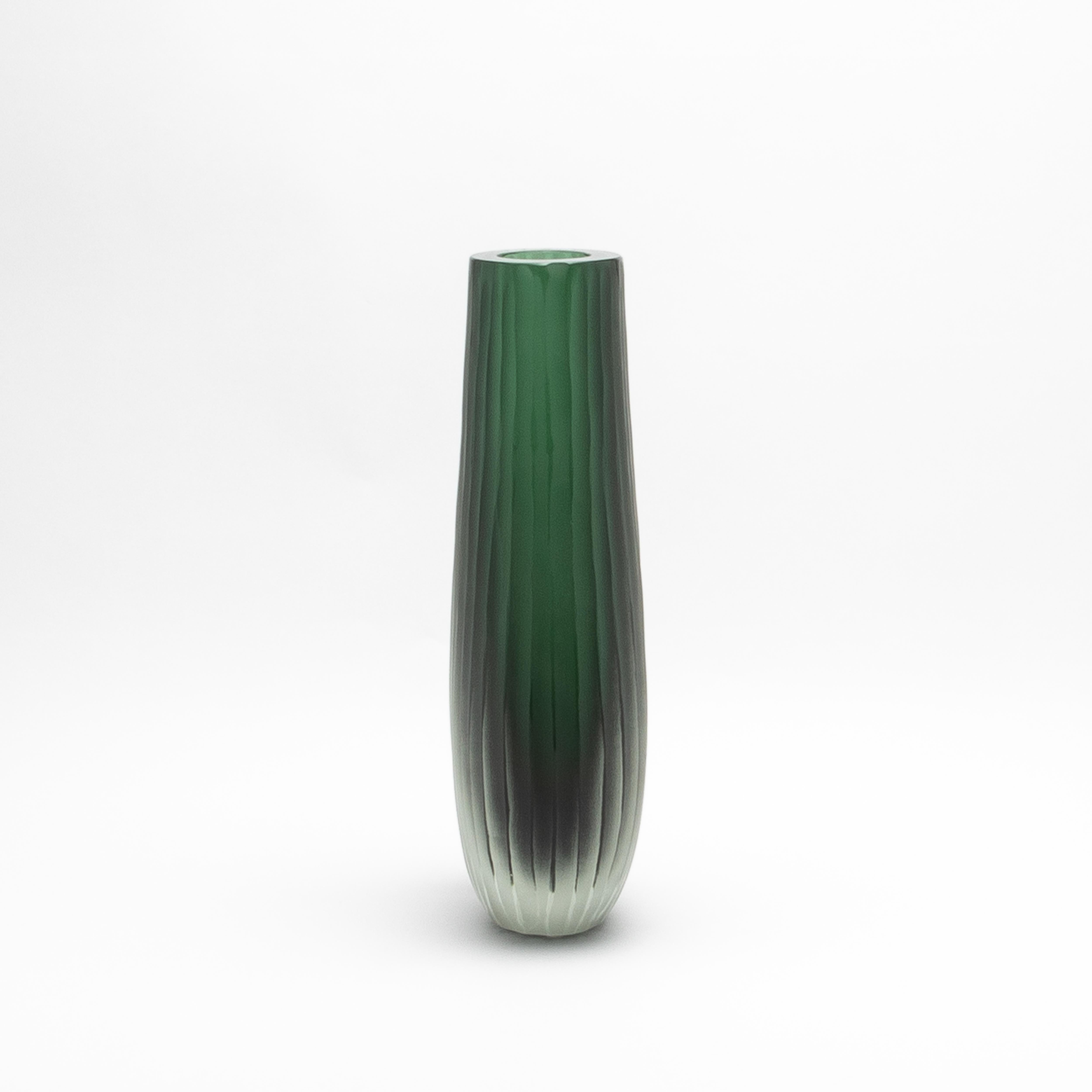 Moderno Vaso supremo di Murano soffiato a mano in Greene & Greene Alto in vendita