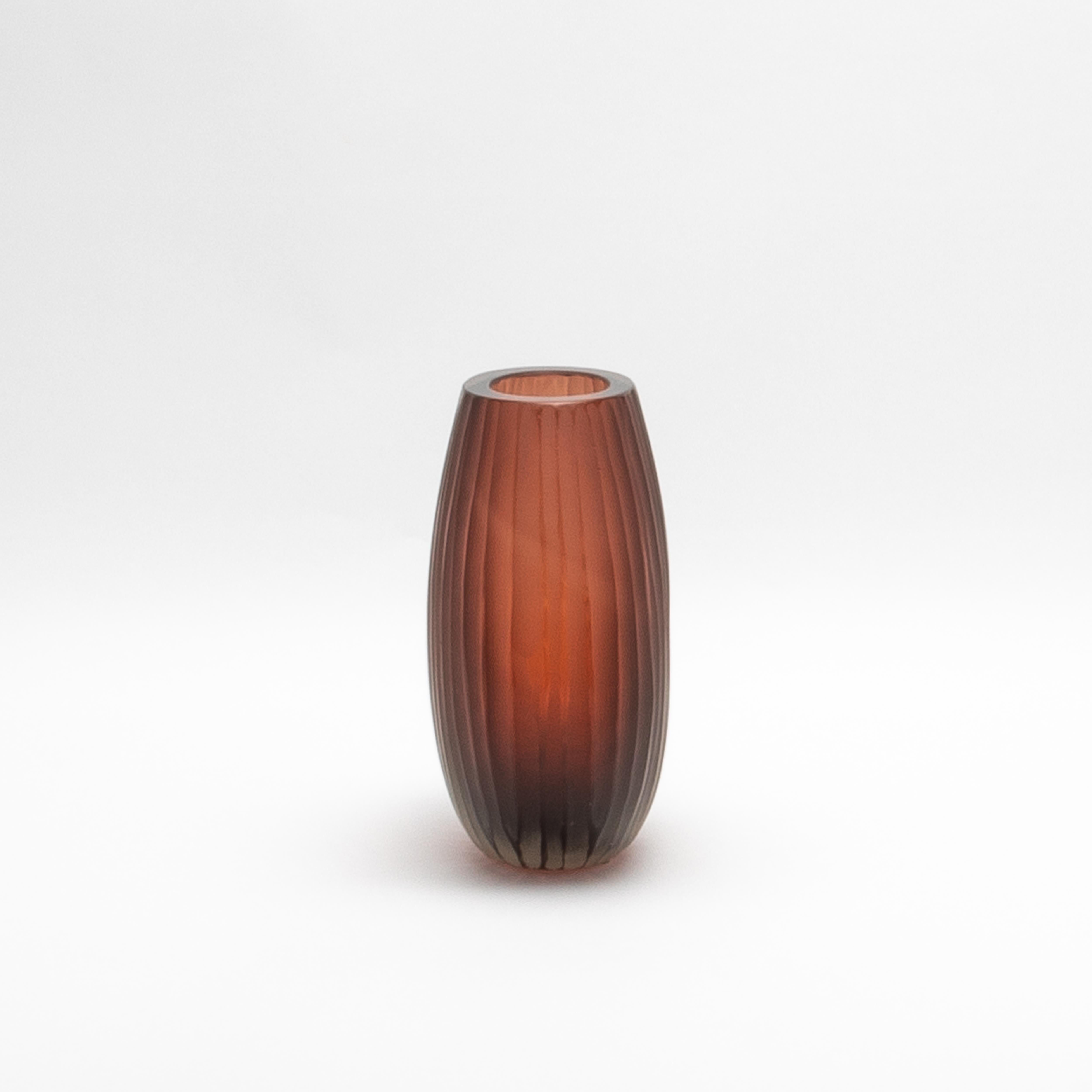 Moderno Vaso Supremo di Murano soffiato a mano in Amaretto medio chiaro in vendita