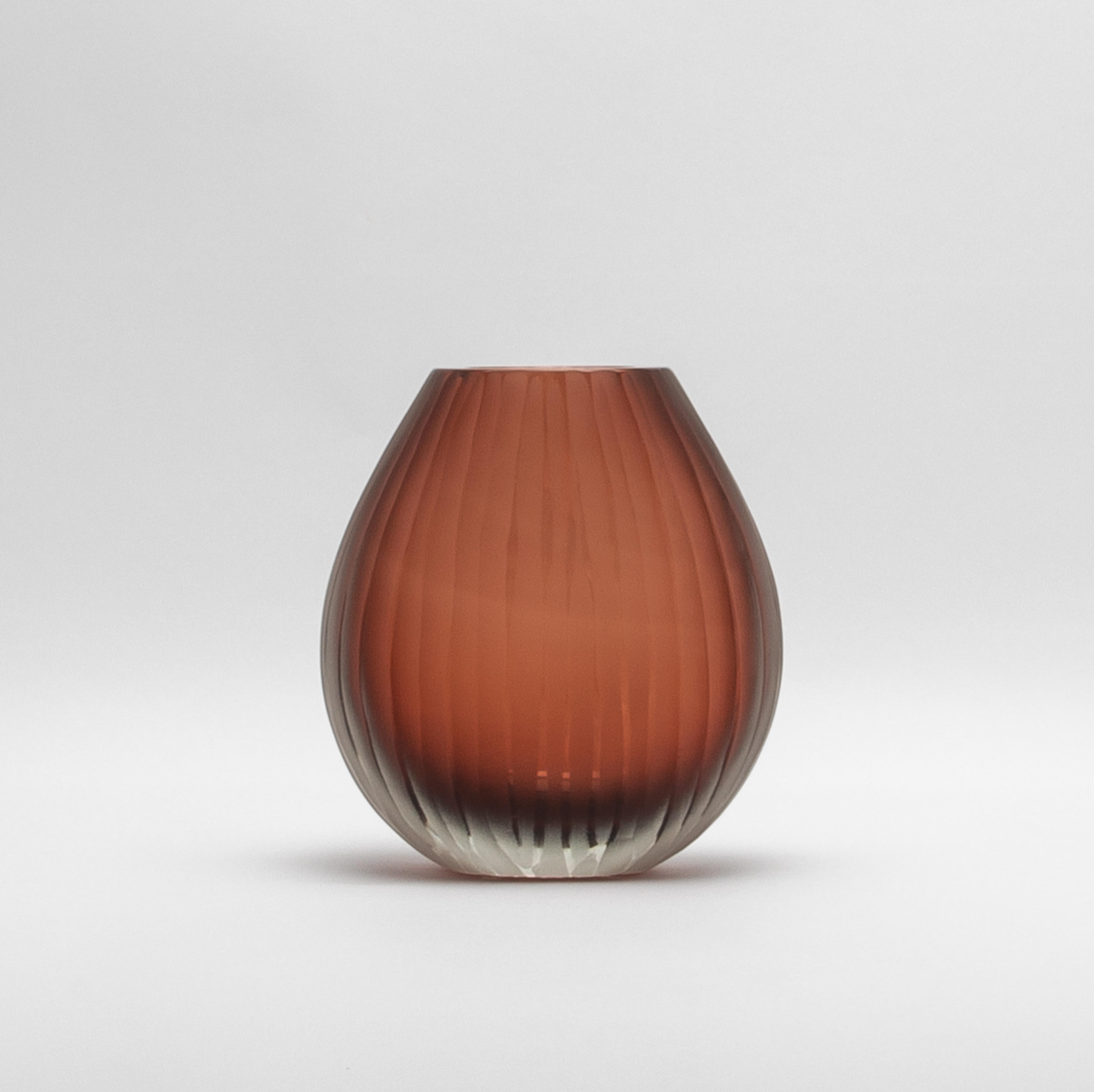 Vaso Supremo di Murano soffiato a mano in Amaretto medio chiaro In condizioni Nuovo in vendita a West Hollywood, CA