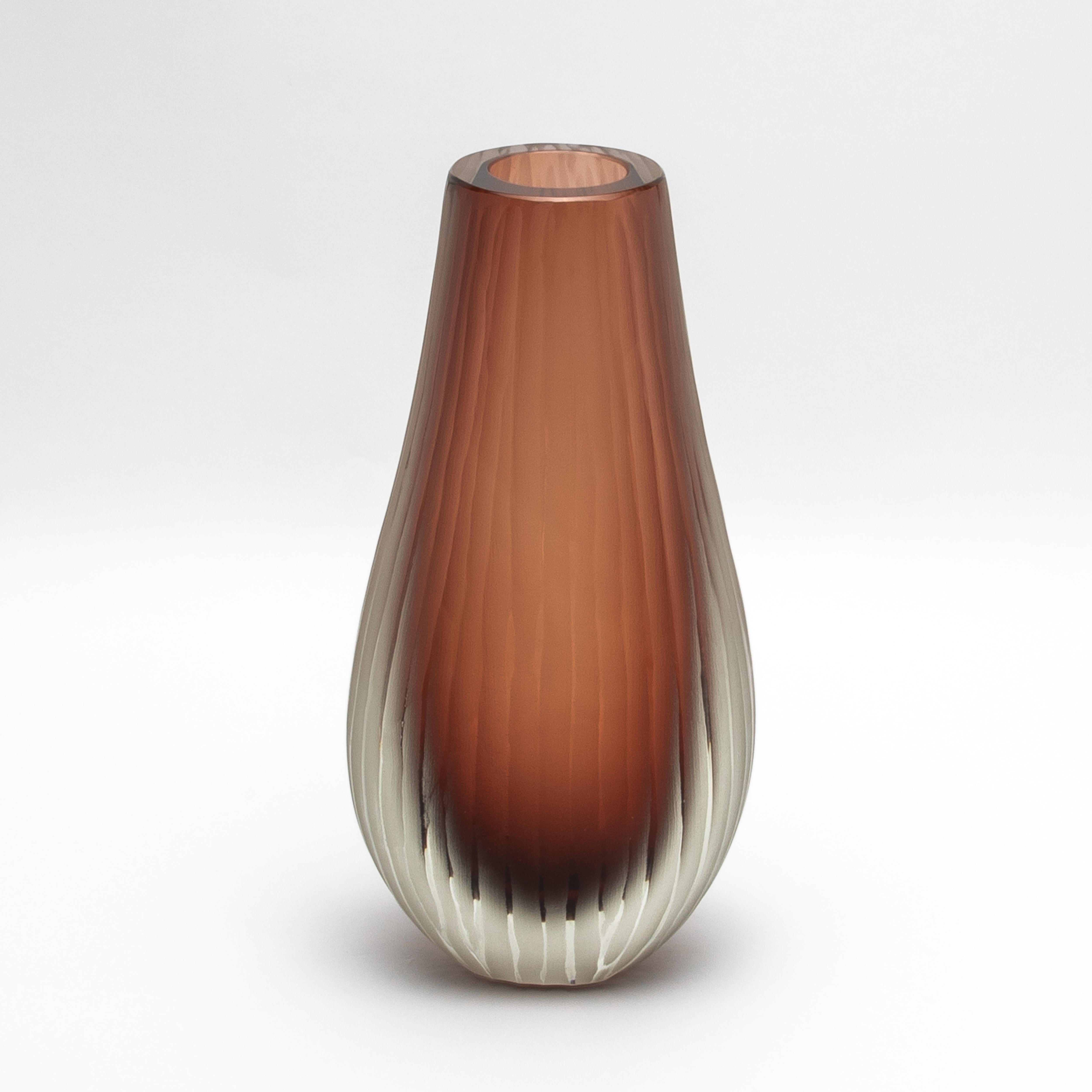 Vaso Supreme di Murano soffiato a mano in Amaretto chiaro alto In condizioni Nuovo in vendita a West Hollywood, CA