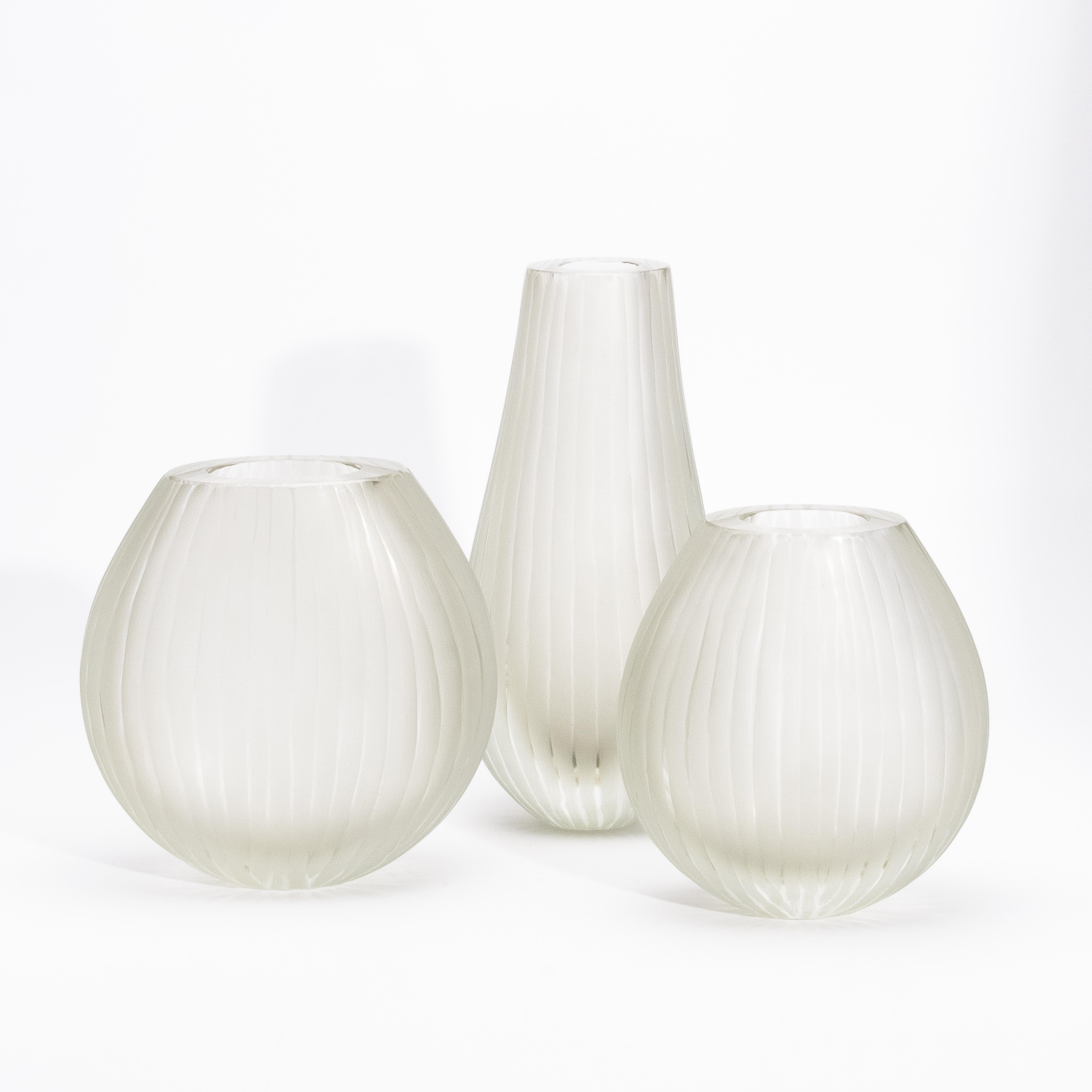 Vaso Surpime di Murano soffiato a mano in Citrino Grande in vendita 3