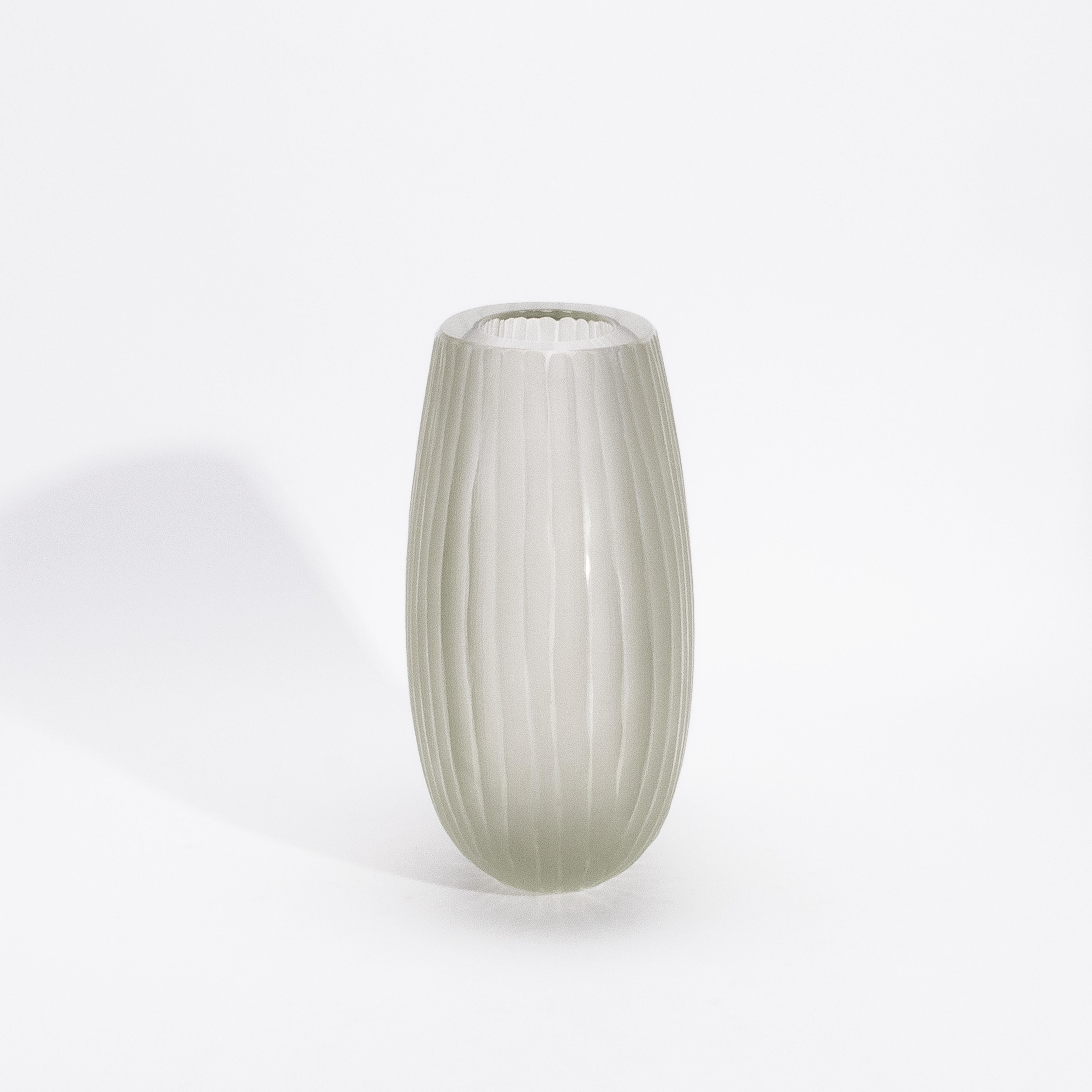 Moderno Vaso Surpime di Murano soffiato a mano in Citrino Grande in vendita