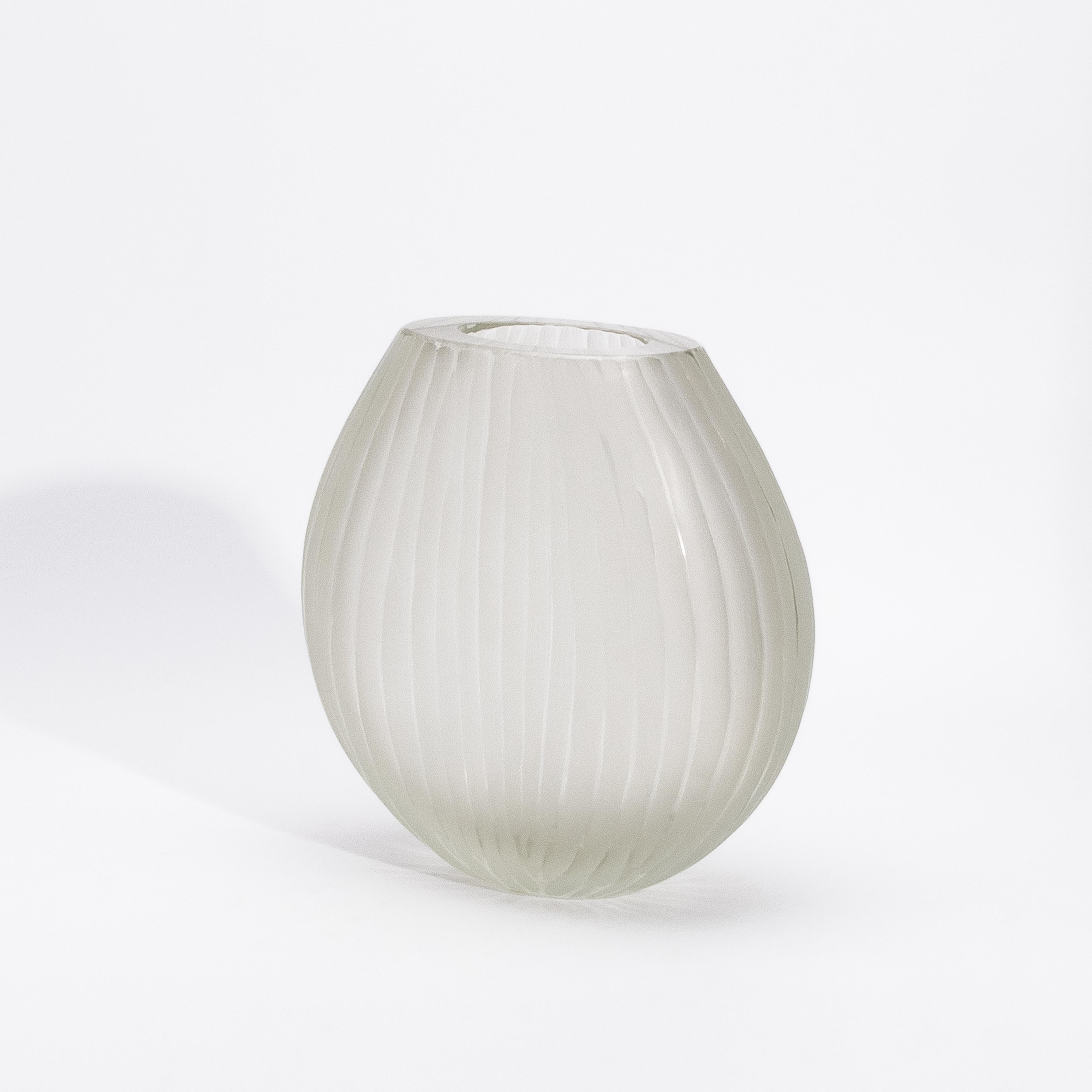Italiano Vaso Surpime di Murano soffiato a mano in Citrino Grande in vendita