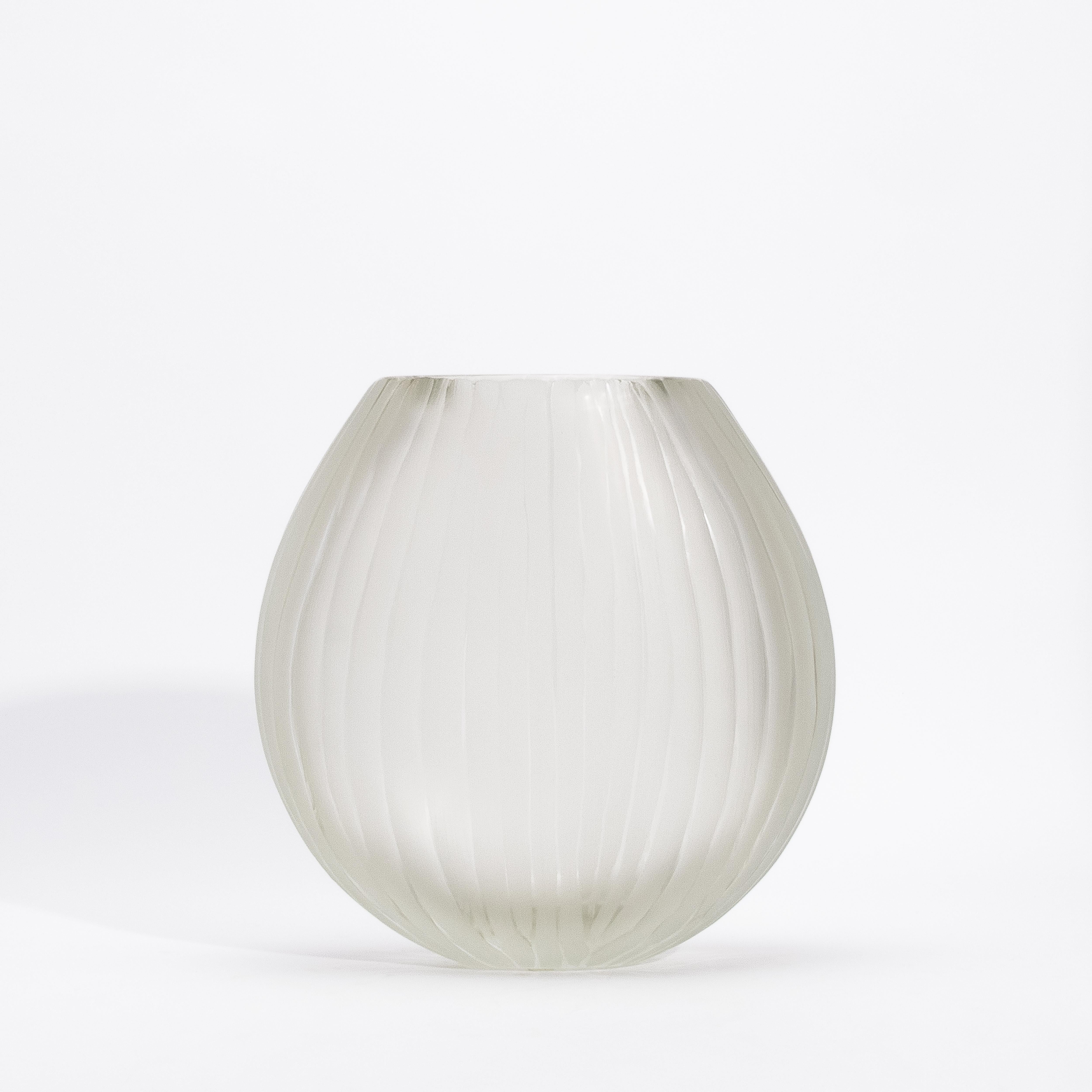 XXI secolo e contemporaneo Vaso Surpime di Murano soffiato a mano in Citrino Grande in vendita