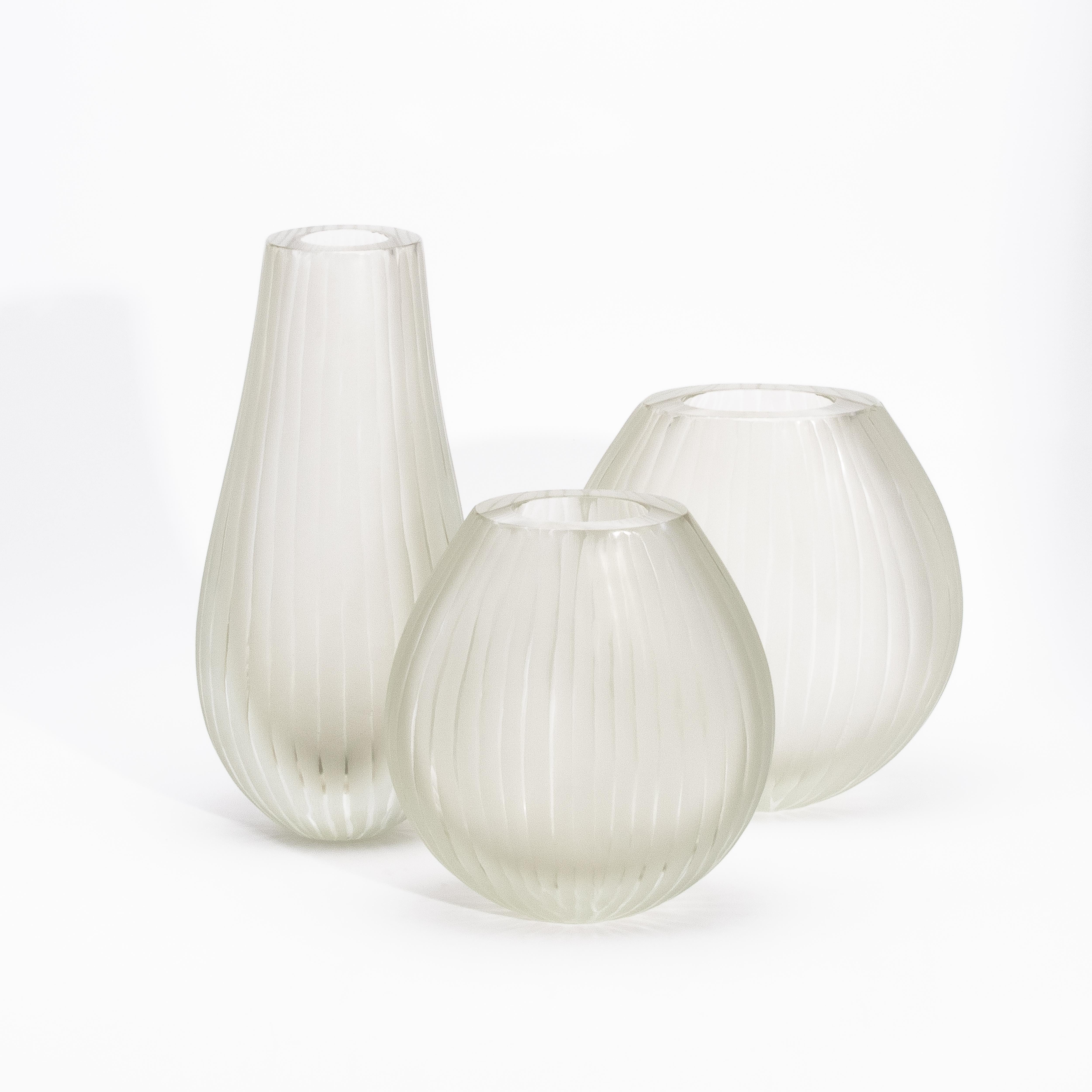 Vaso Surpime di Murano soffiato a mano in Citrino Medio in vendita 2