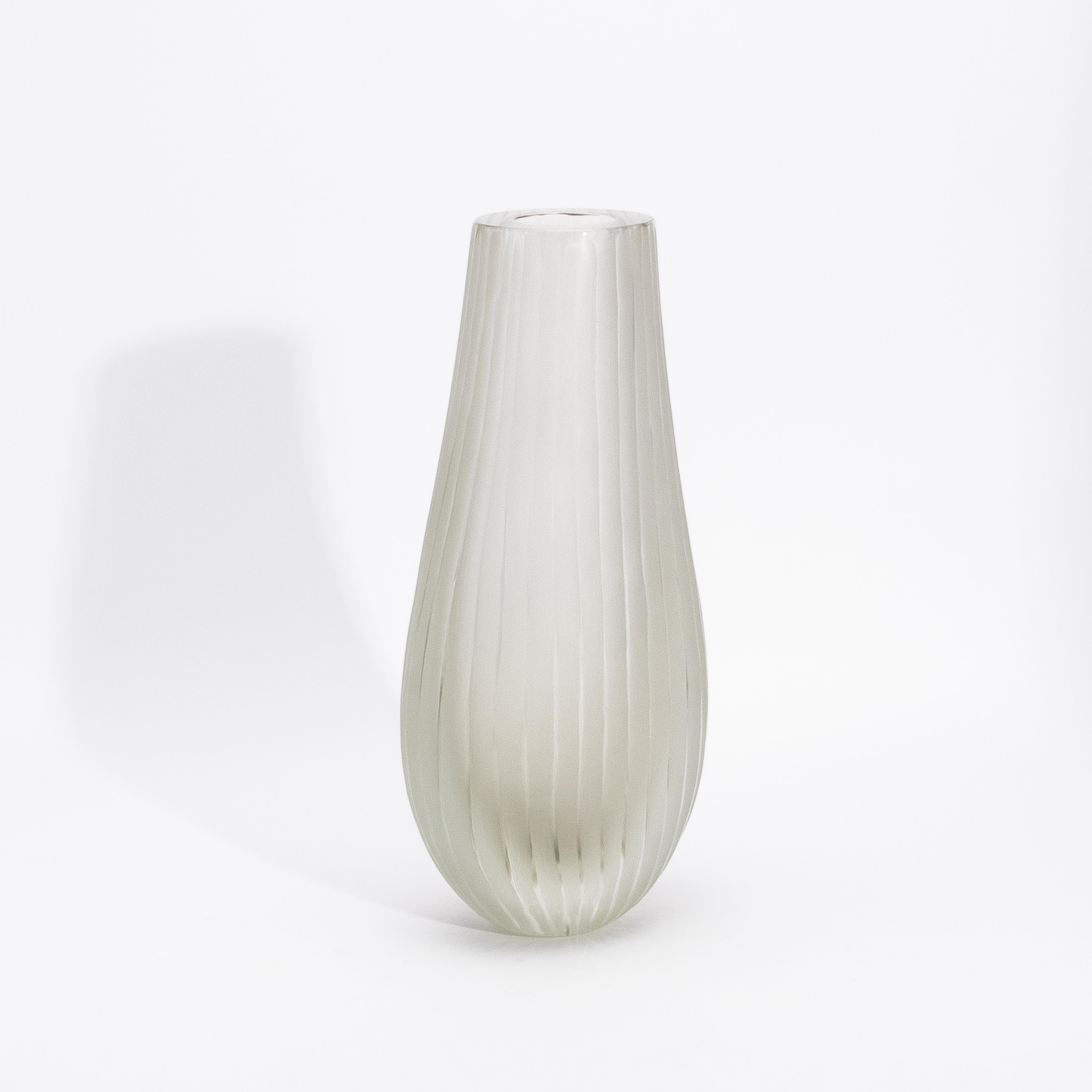 Moderno Vaso Surpime di Murano soffiato a mano in Citrino Alto in vendita