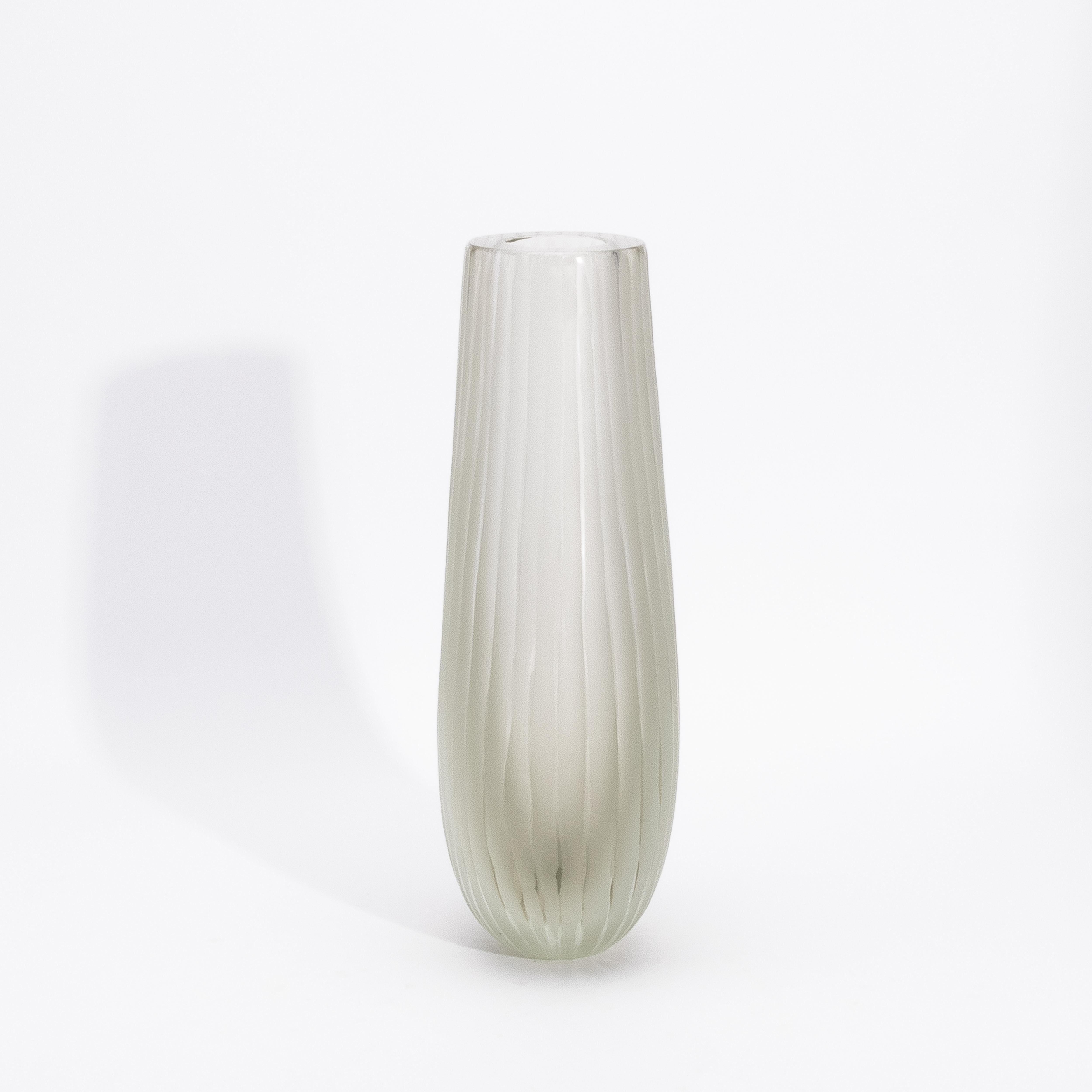 Italiano Vaso Surpime di Murano soffiato a mano in Citrino Alto in vendita