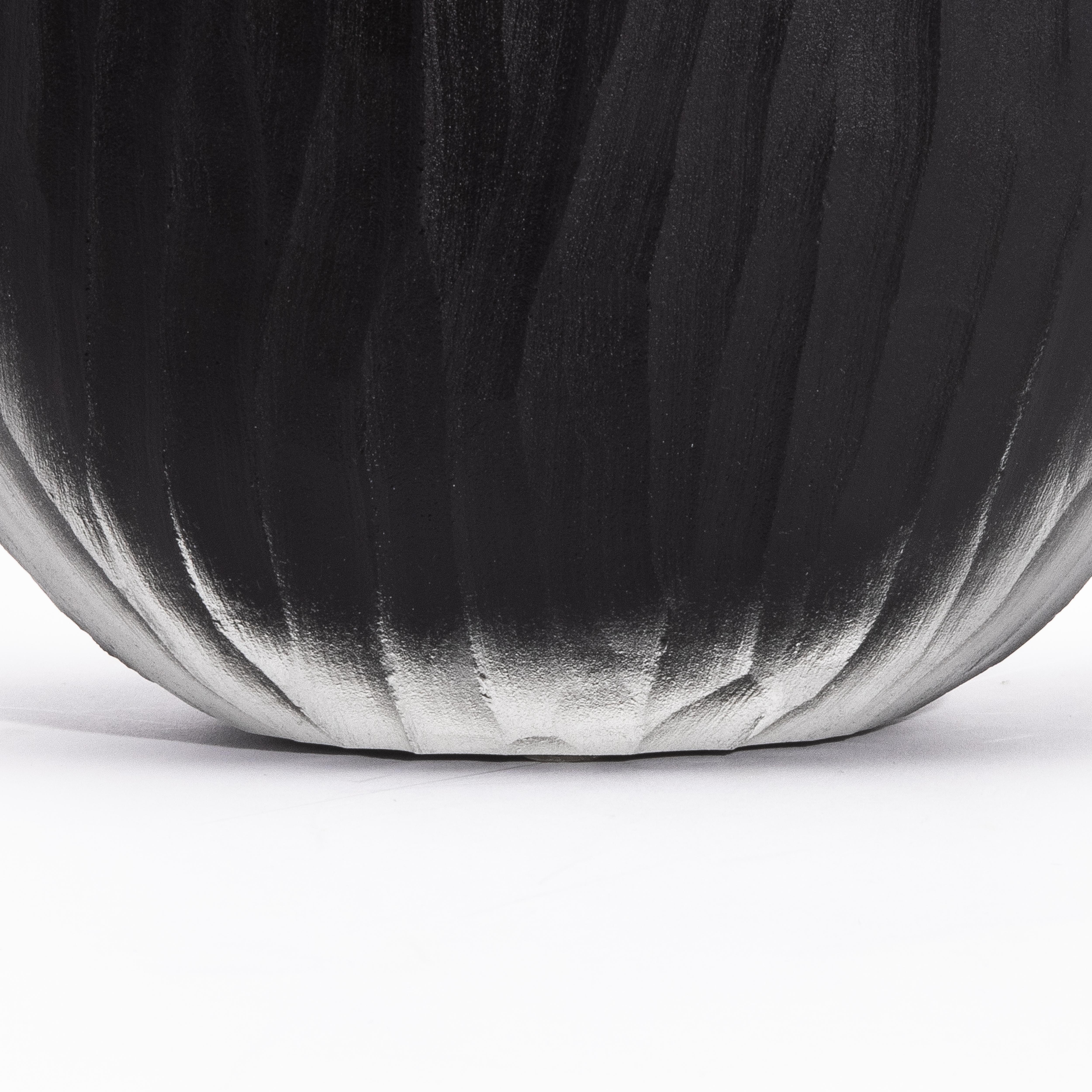 Vaso Supremo di Murano soffiato a mano in nero onice medio in vendita 1