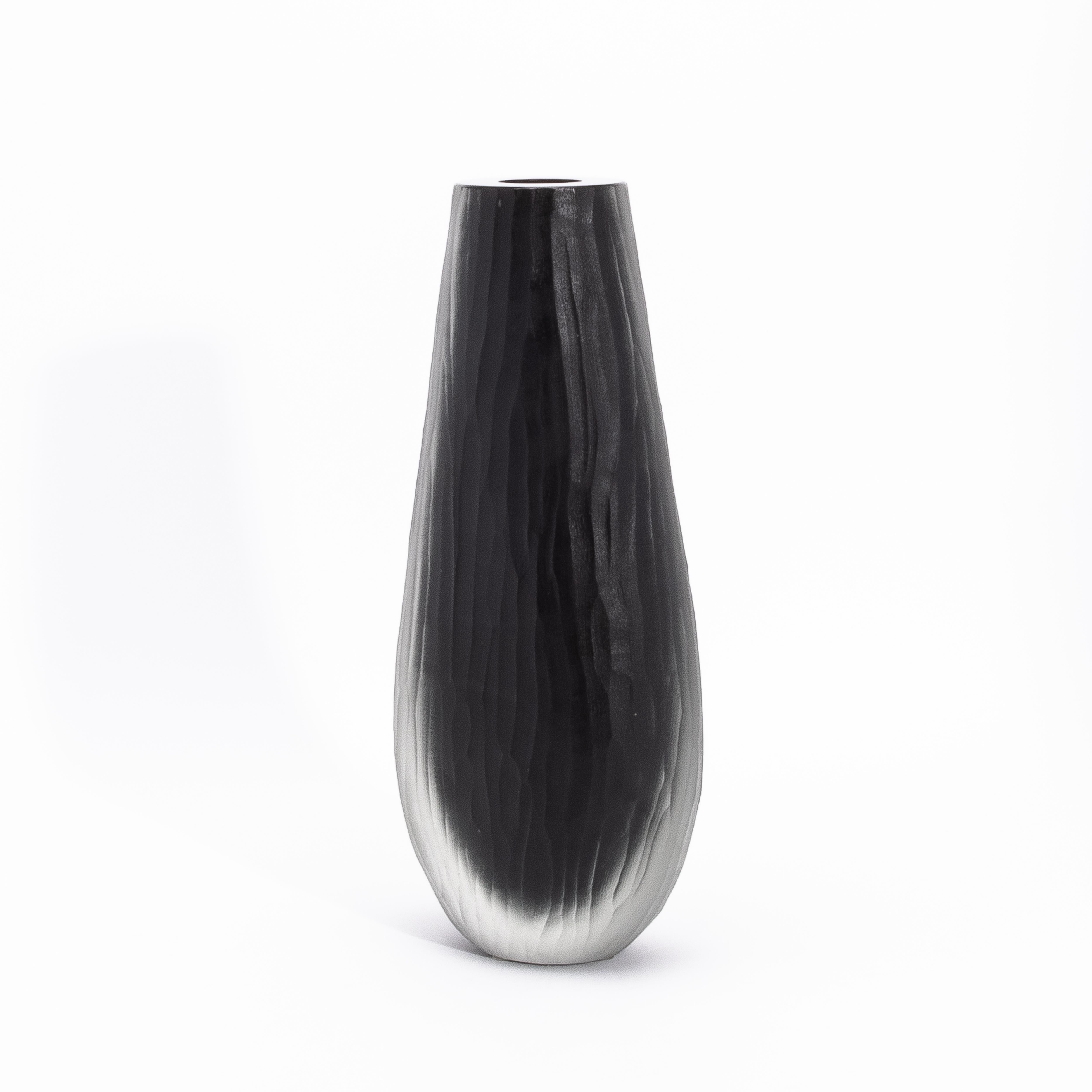 Moderno Vaso supremo di Murano soffiato a mano in nero onice alto in vendita