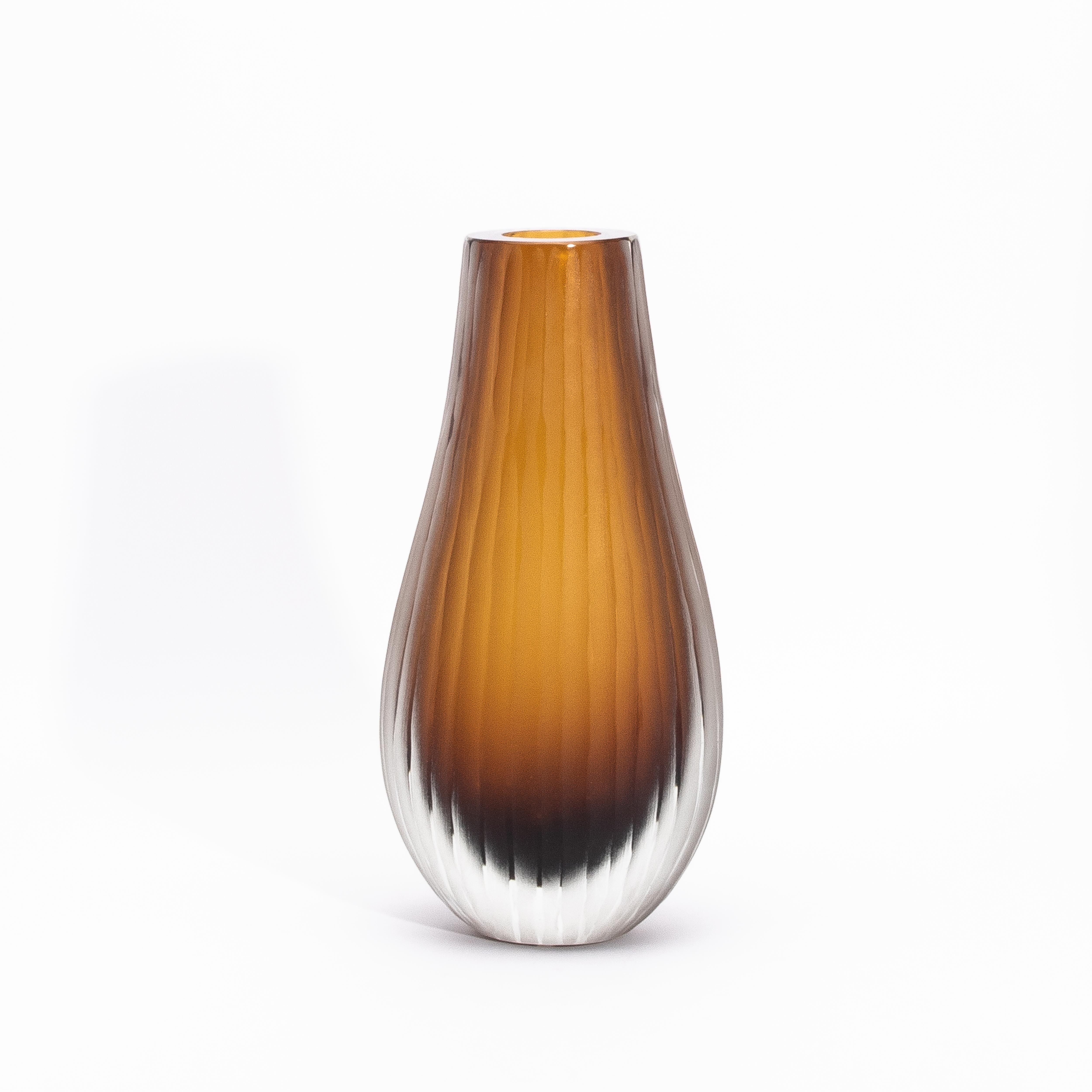 Vaso Surpime di Murano soffiato a mano in Tabacco Alto In condizioni Nuovo in vendita a West Hollywood, CA