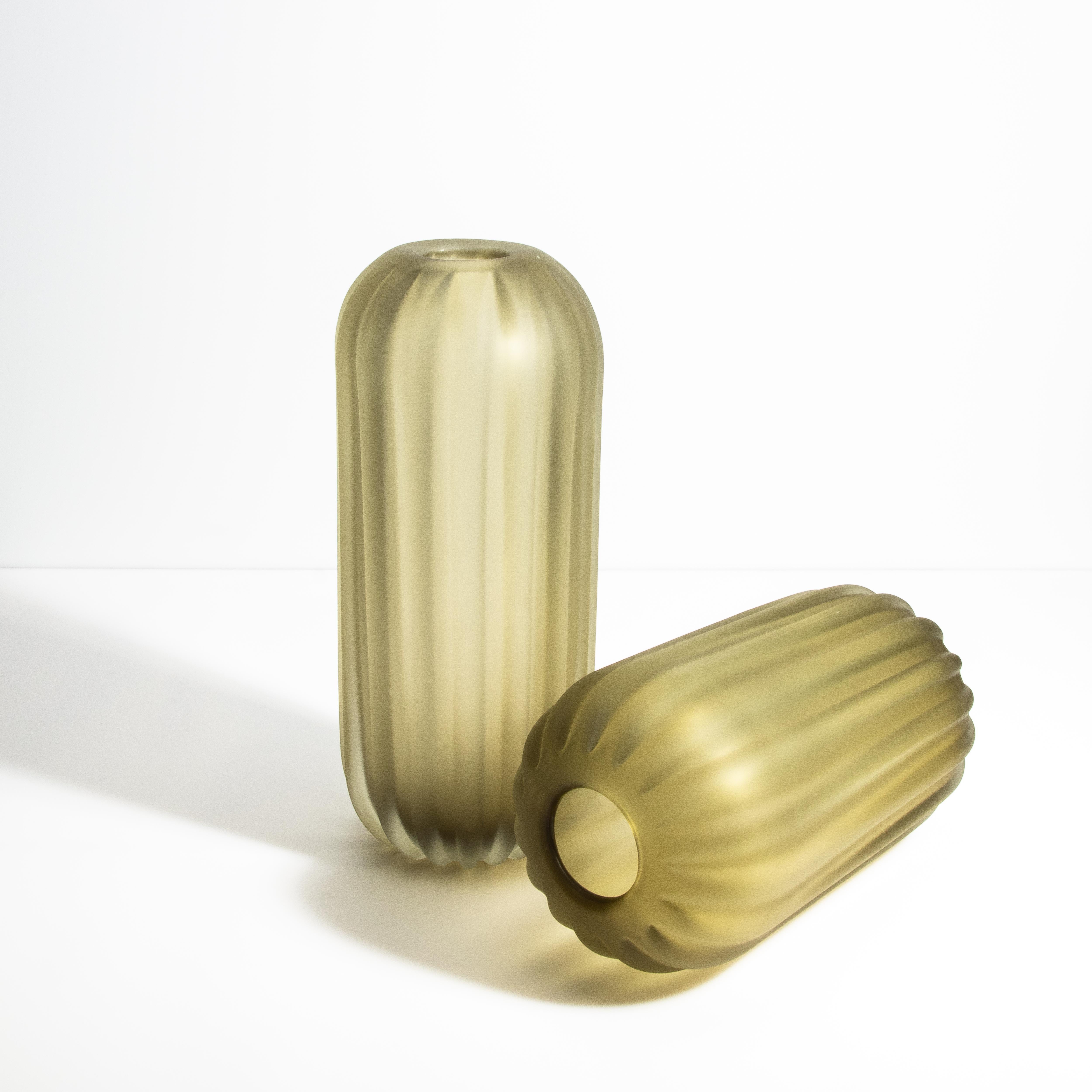 Vaso di Murano soffiato a mano Cactus in Oliver Medio in vendita 3