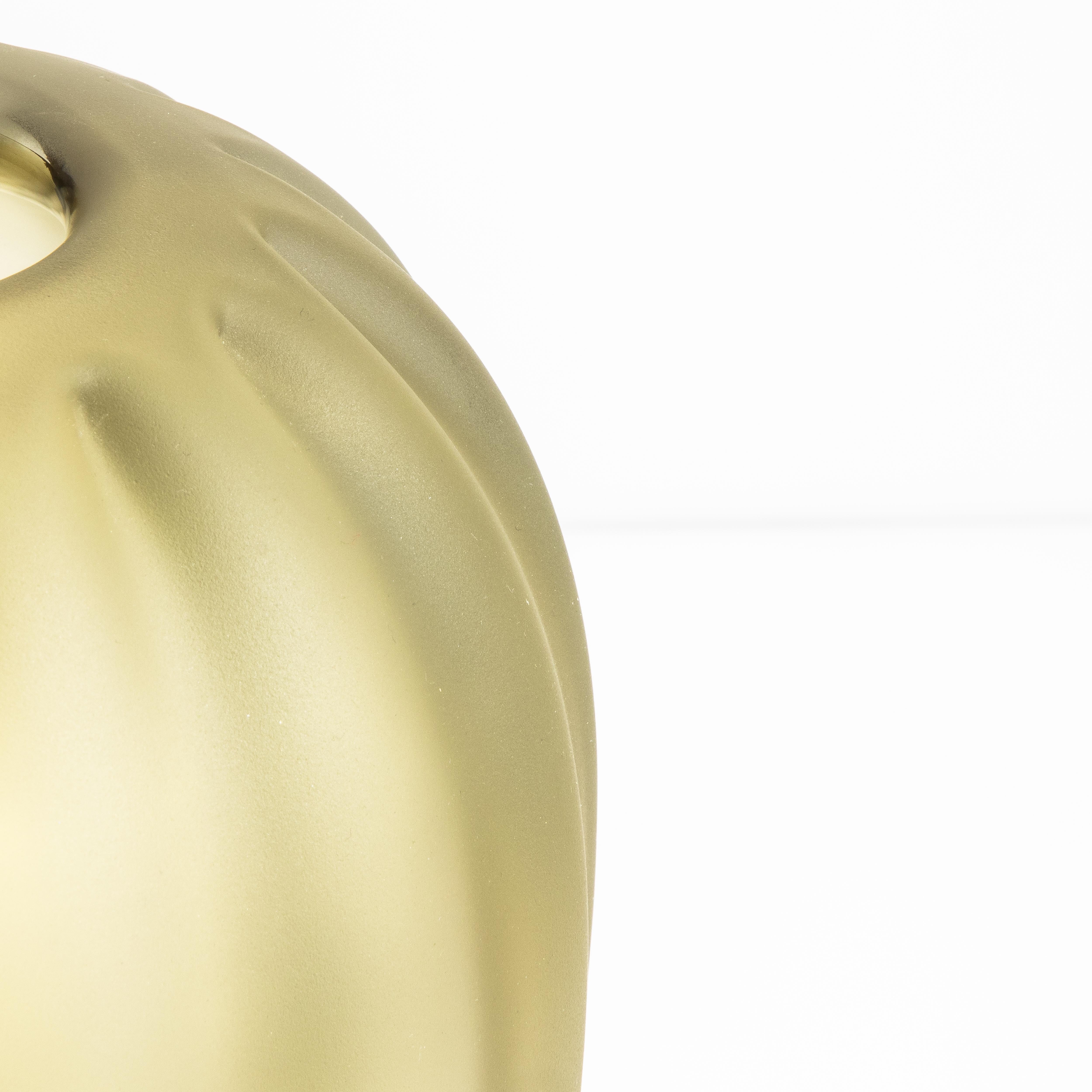 XXI secolo e contemporaneo Vaso di Murano soffiato a mano Cactus in Oliver Medio in vendita