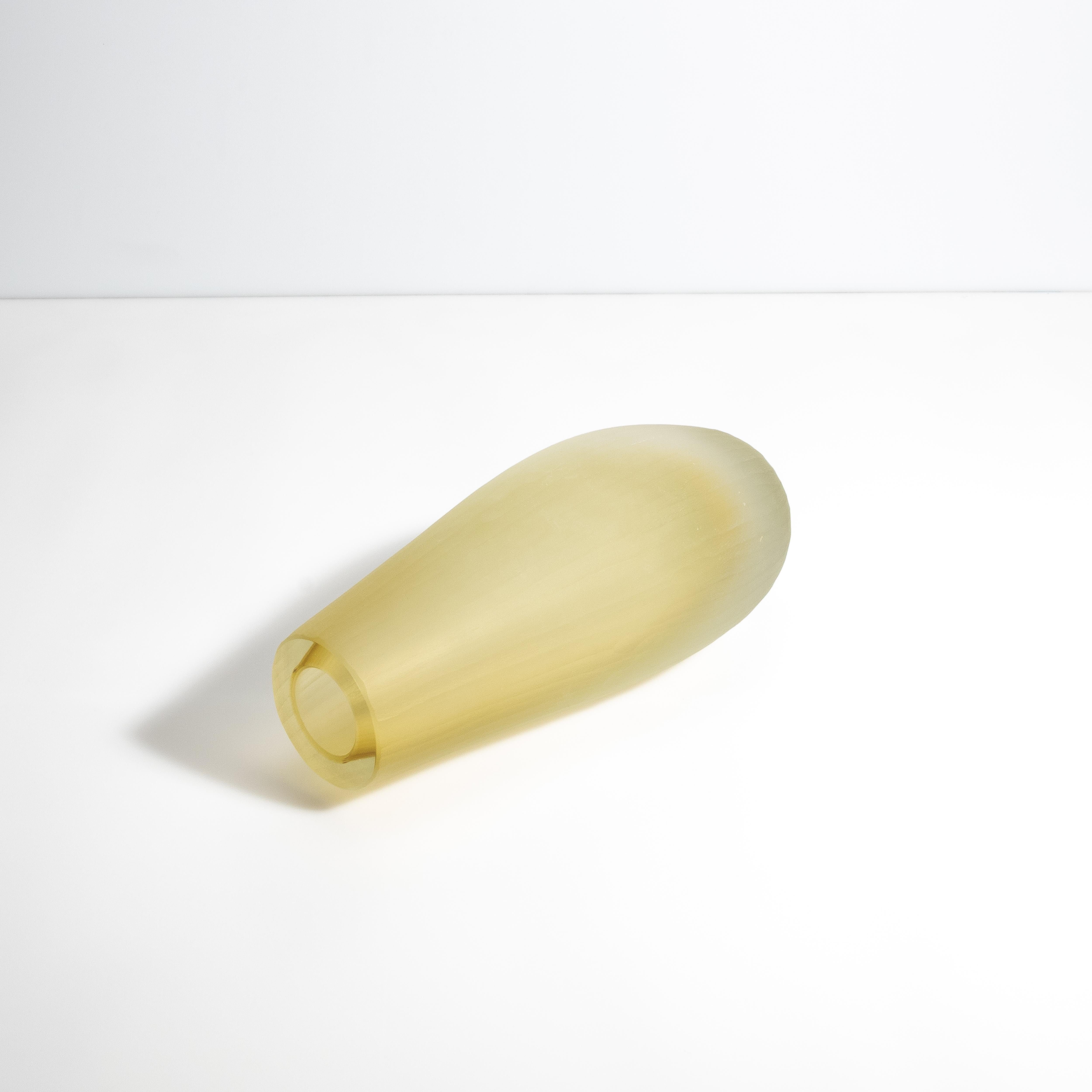 Vaso di Murano soffiato a mano Canetto in Tabacco in vendita 1
