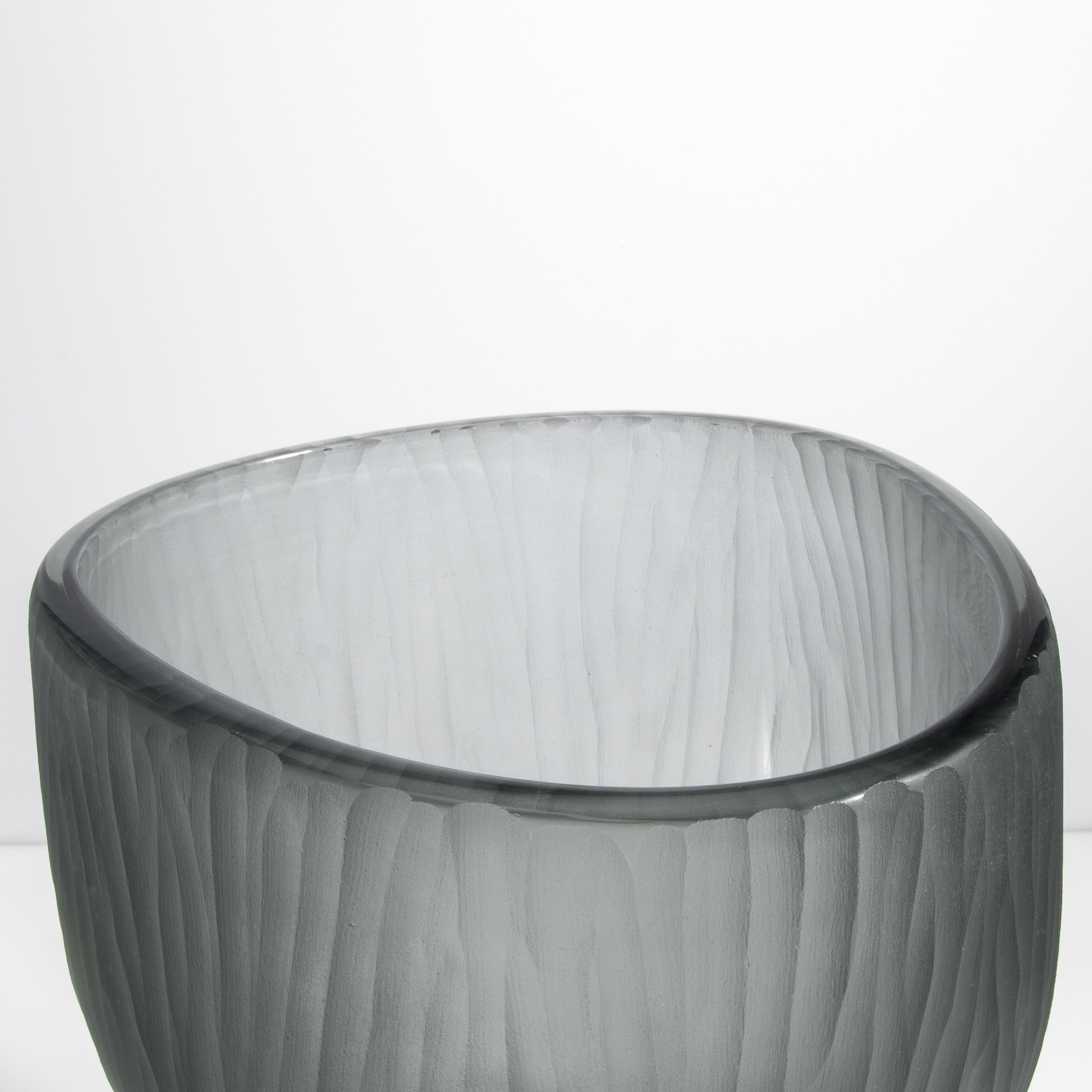 Vaso di Murano soffiato a mano Ghost in Grigio Medio In condizioni Nuovo in vendita a West Hollywood, CA