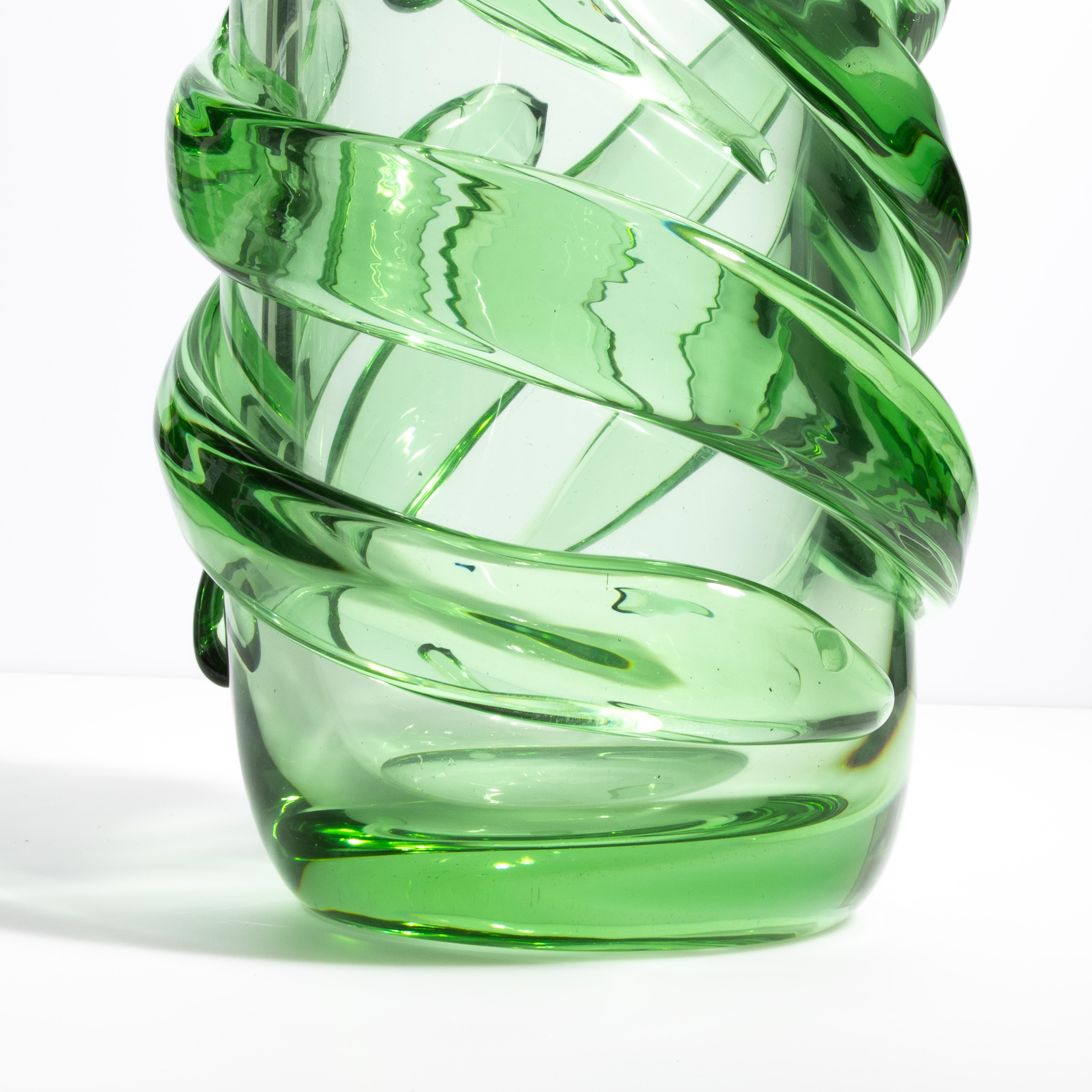 Vaso di Murano soffiato a mano Gomitolo in Greene & Greene Extra Alto In condizioni Nuovo in vendita a West Hollywood, CA