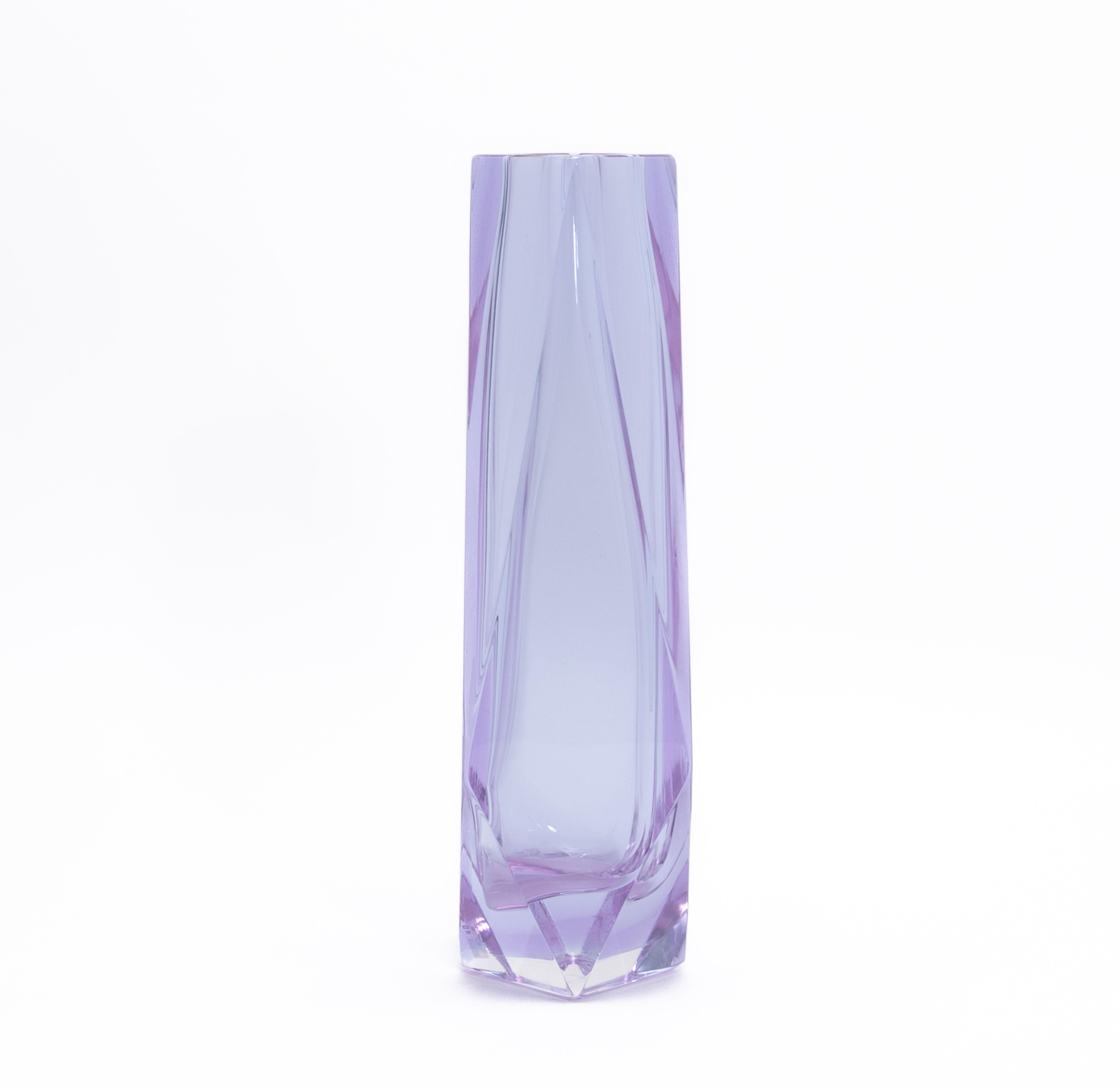 Vaso di Murano soffiato a mano in Lavanda In condizioni Nuovo in vendita a West Hollywood, CA