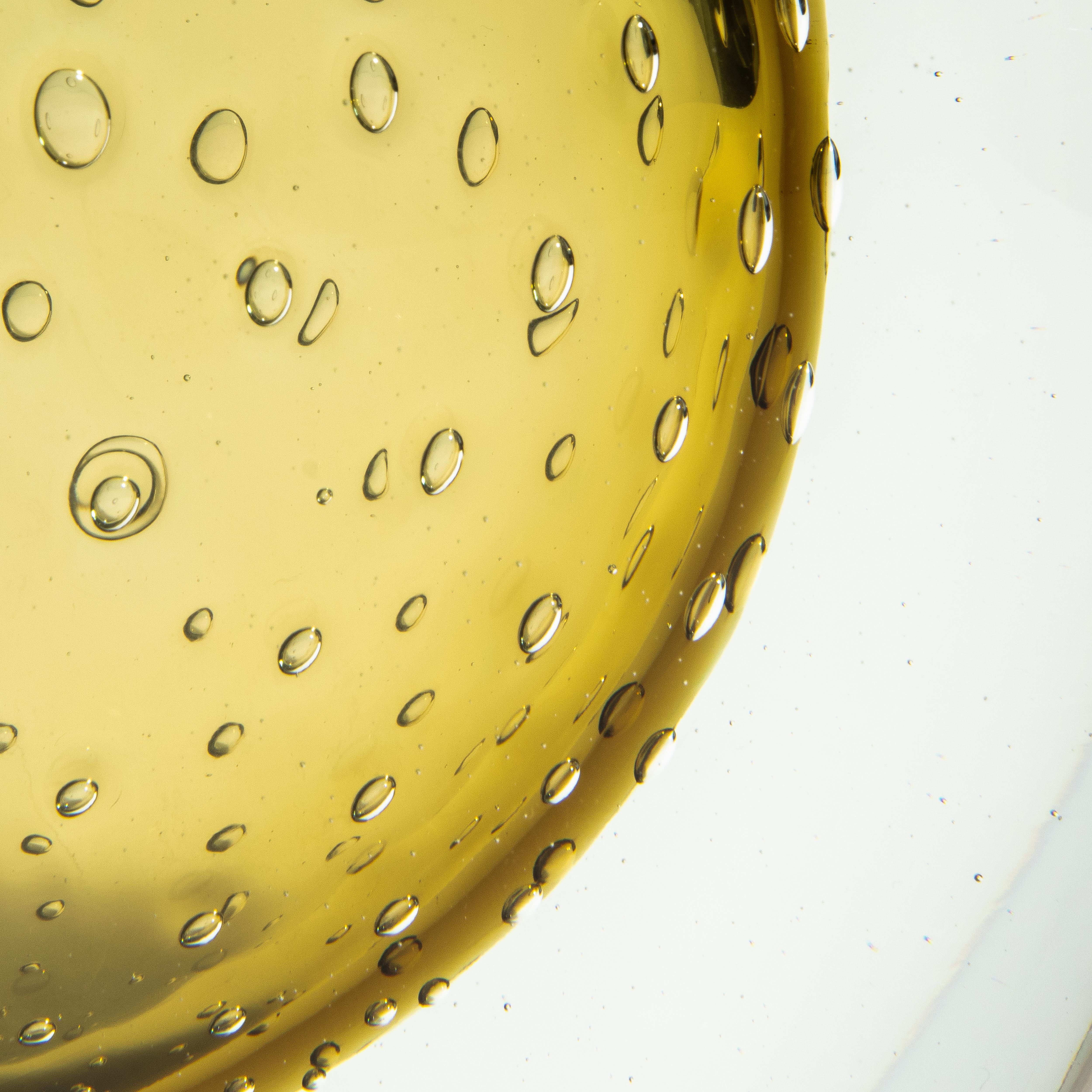Vaso di Murano soffiato a mano in oro fumé con bolle d'aria in vendita 8