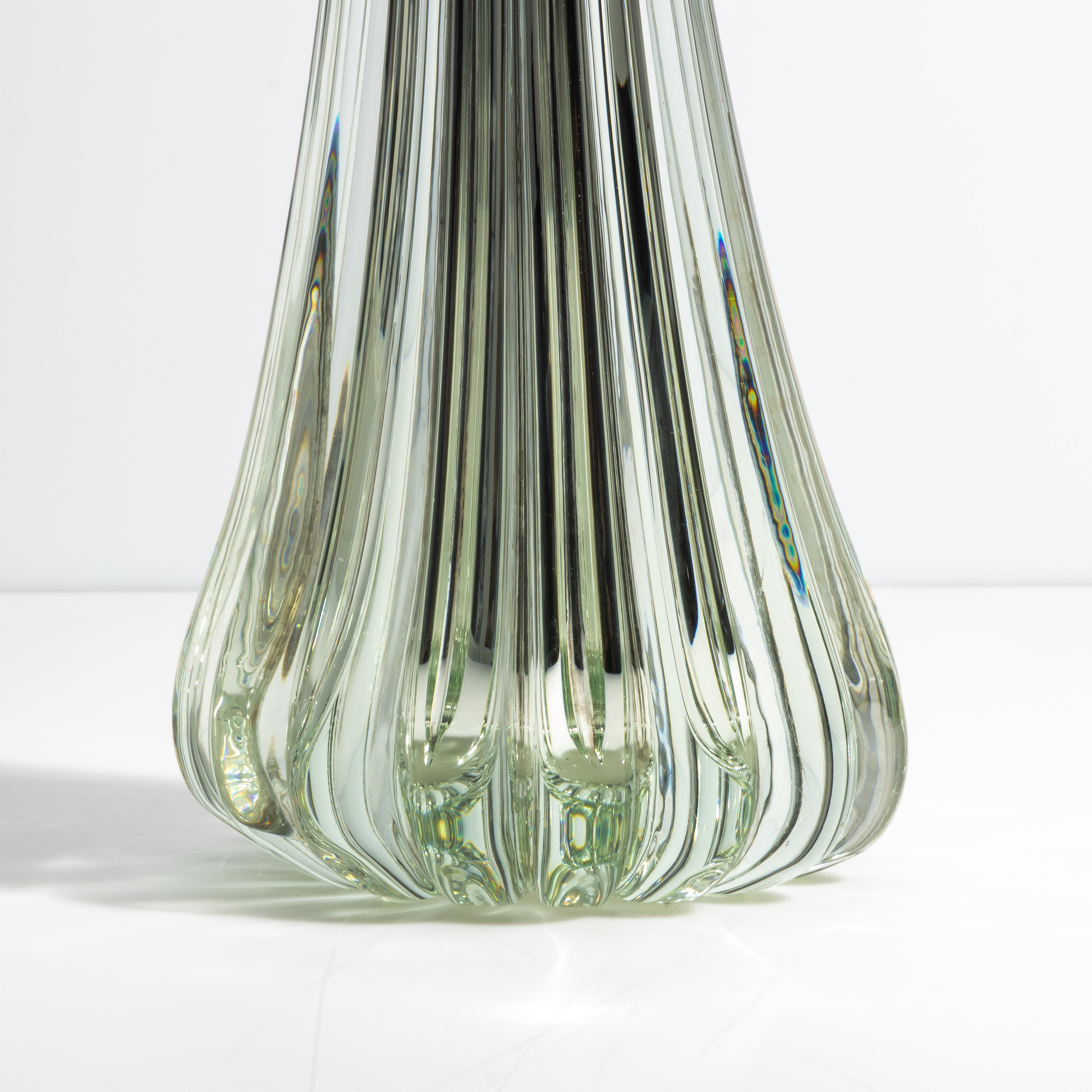 Vaso Massiccio di Murano soffiato a mano con specchio trasparente In condizioni Nuovo in vendita a West Hollywood, CA