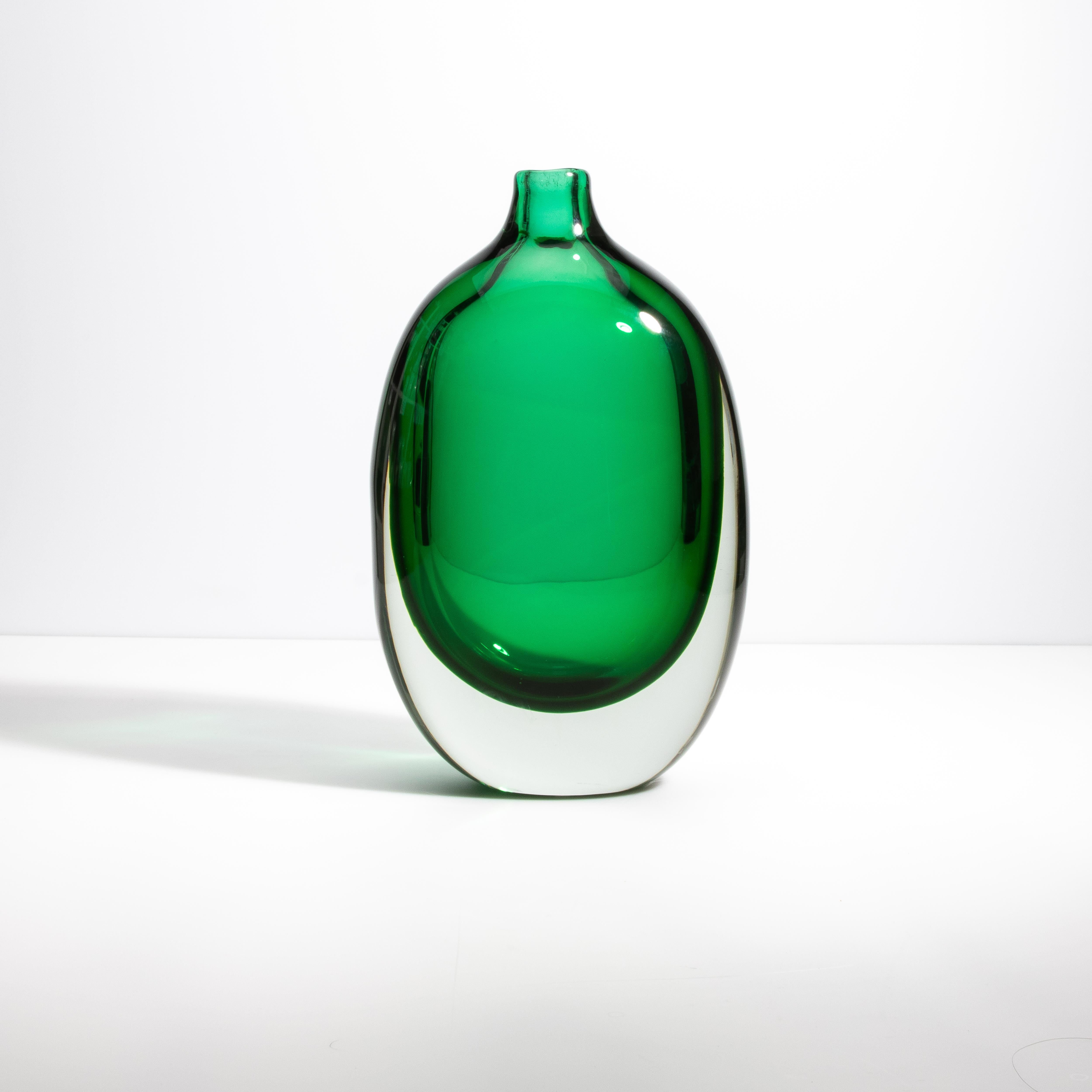 Vaso di Murano soffiato a mano Sommerso in Greene & Greene In condizioni Nuovo in vendita a West Hollywood, CA