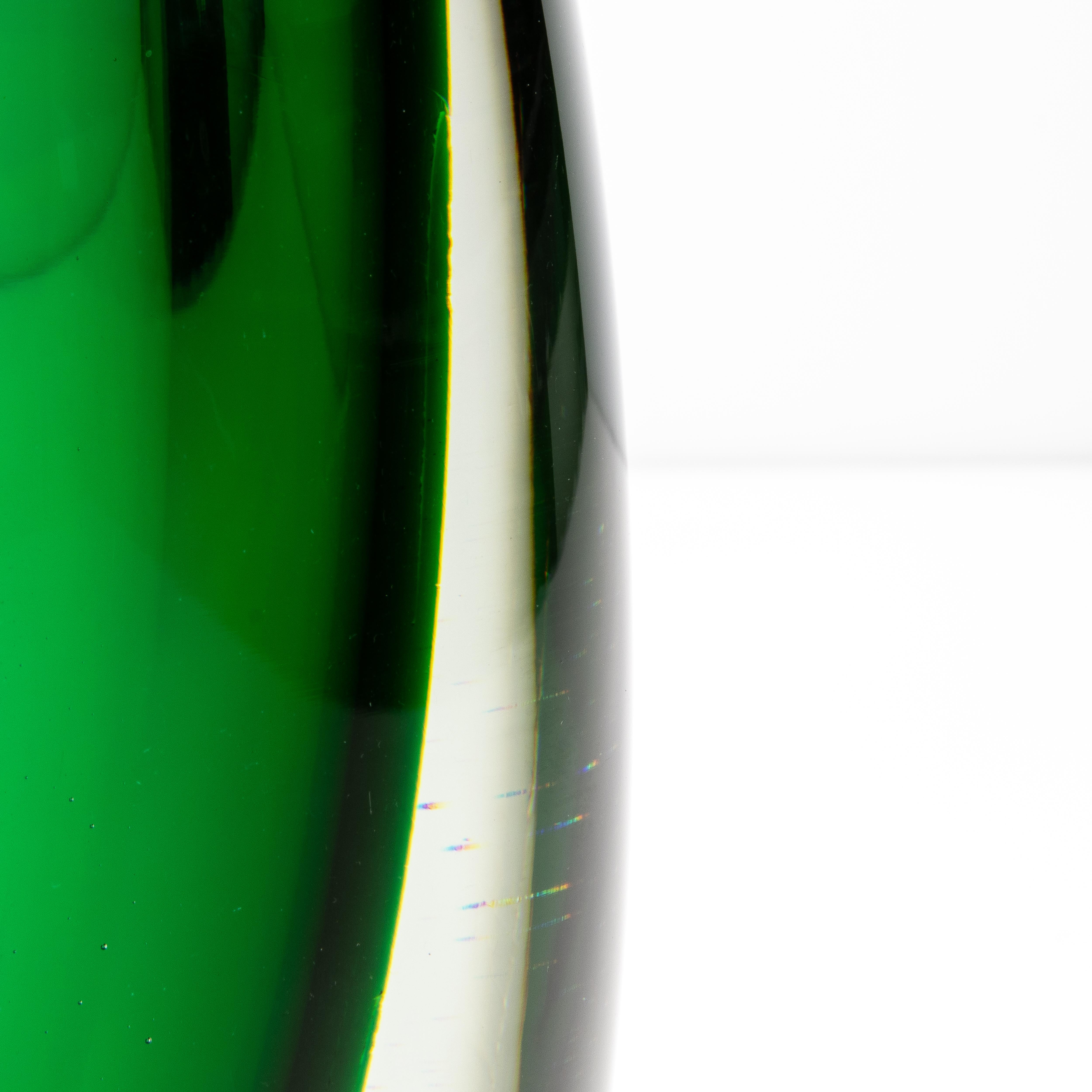 Vetro di Murano Vaso di Murano soffiato a mano Sommerso in Greene & Greene in vendita