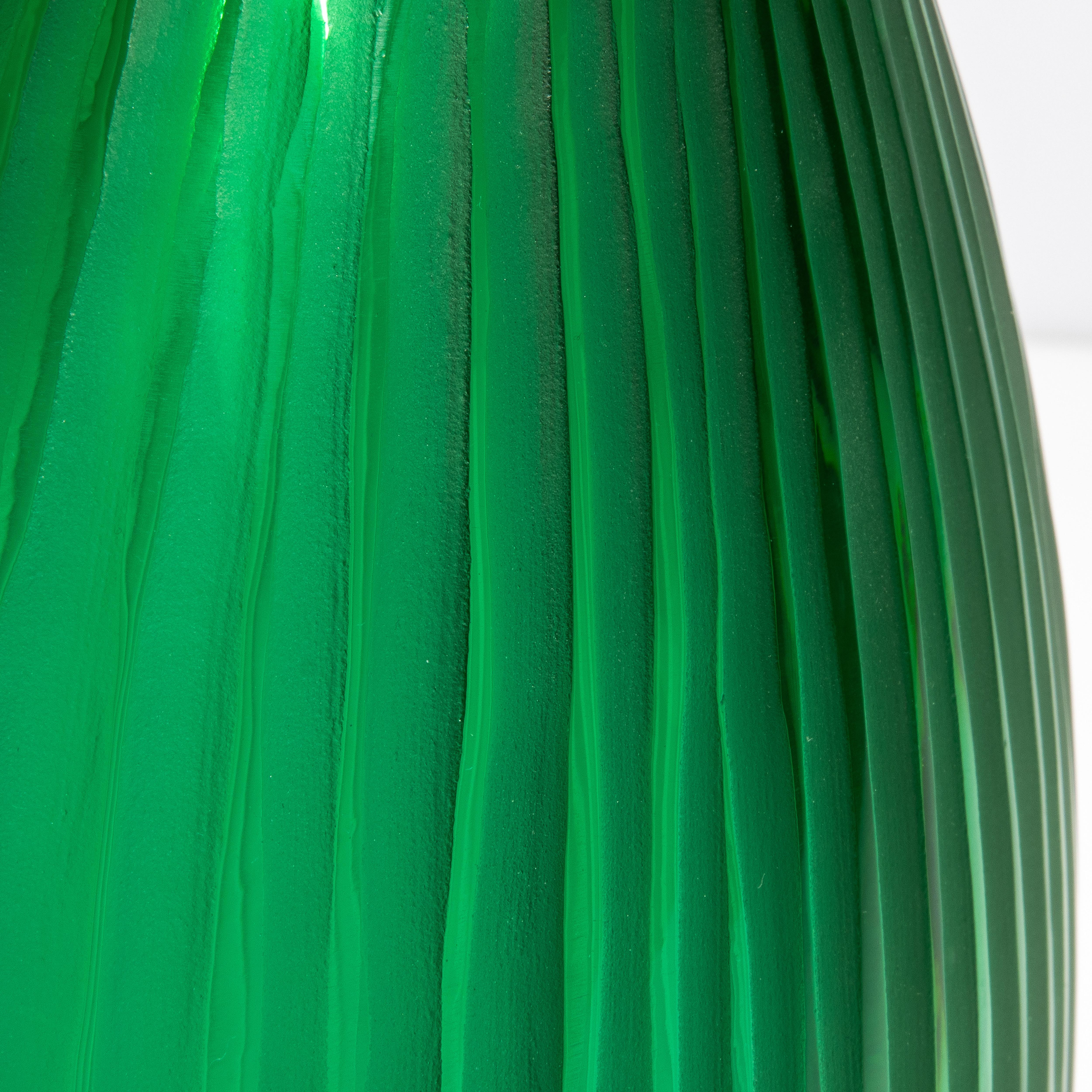 Hand Blown Murano Vase Suprime in Emerald Green Small 1