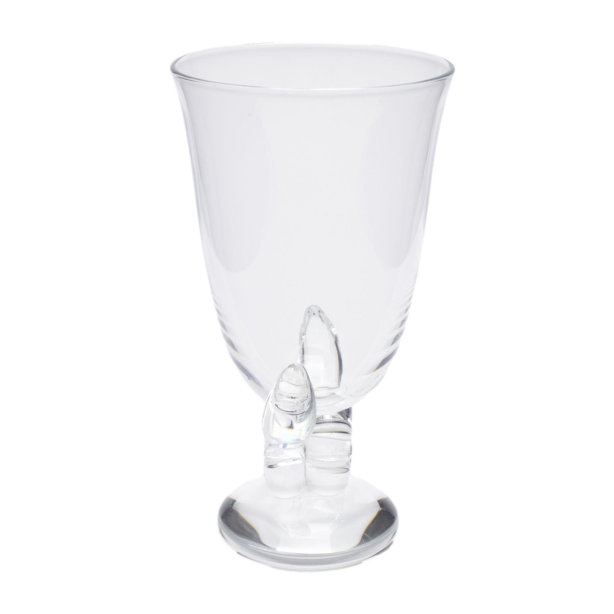 Vaso a base di vortice soffiato a mano di Steuben, 1949 In condizioni buone in vendita a Kenilworth, IL