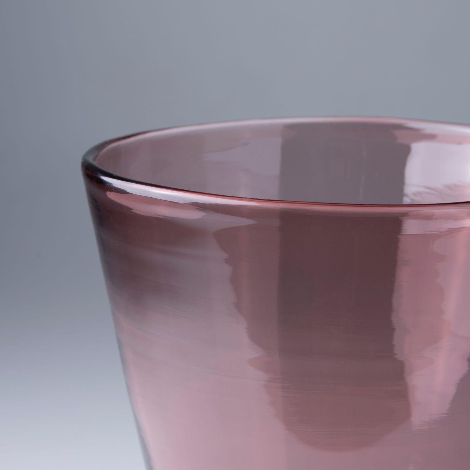 Blown Glass Hand-blown Vase by Blenko For Sale