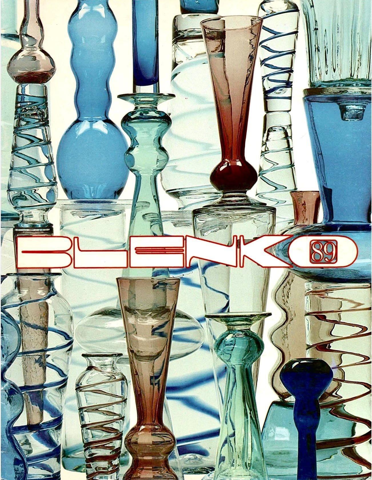 Hand-blown Vase by Blenko For Sale 2