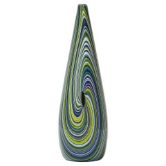 Hand-Blown Vase by Mario Ticco for VeArt