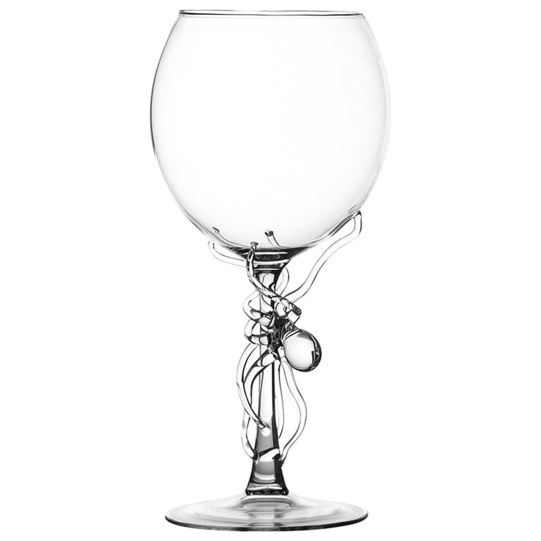 'Set of Polpo Wine Glasses' Hand Blown Wine Glass by Simone Crestani.

This set includes six Polpo wine glasses.

Polpo Wine Glass is one of the pieces from the Polpo Collection.


