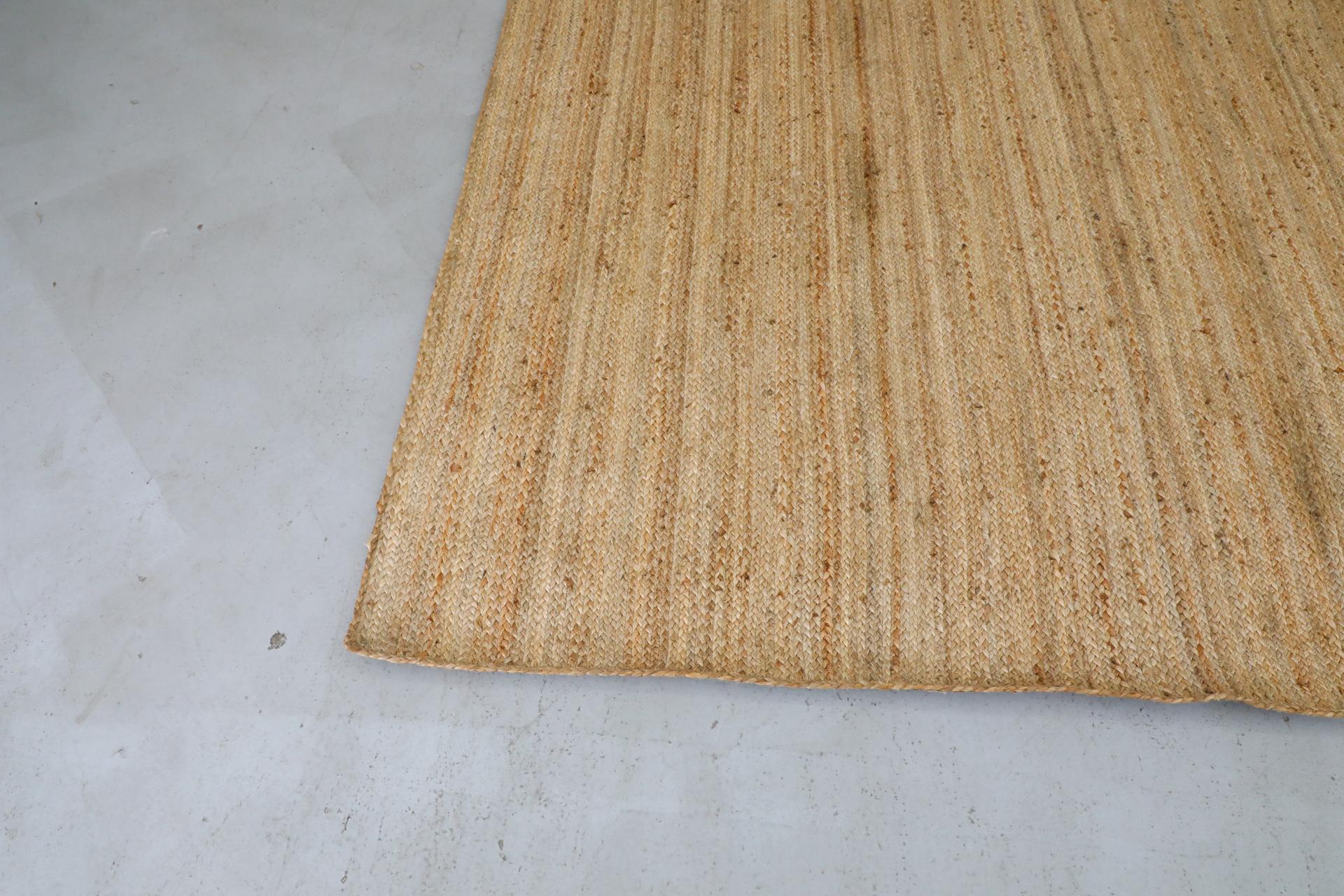 Hand Braided 10x9ft Woven Sisal Rug For Sale 3