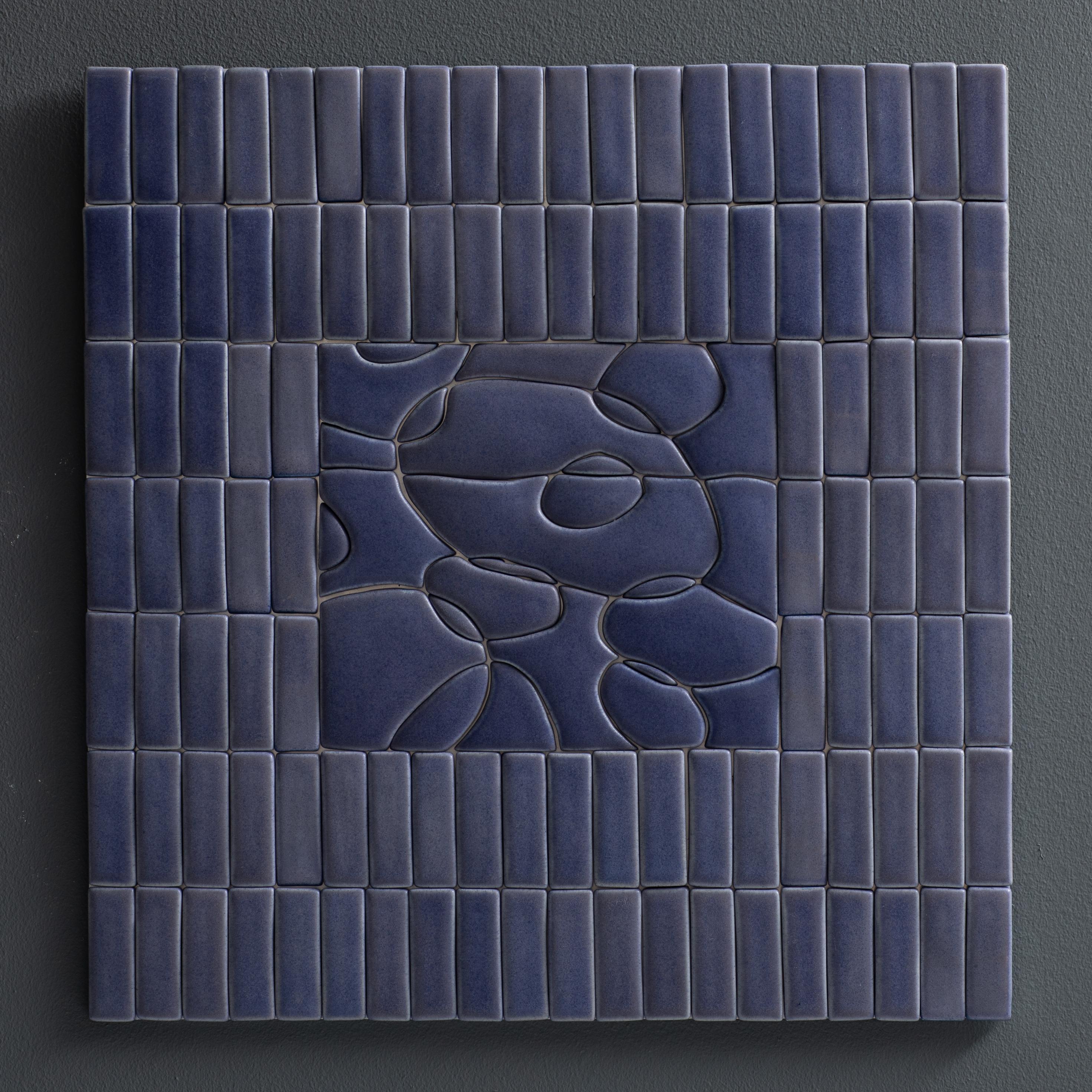 Title: Blue Mosaic, Kirsi Kivivirta (b. 1959, Finland)

Kirsi Kivivirta belongs to the Finnish contemporary ceramic elite, pushing the rich ceramic heritage of Finland forward. After finishing her Master of Arts in 1985 she has become widely known